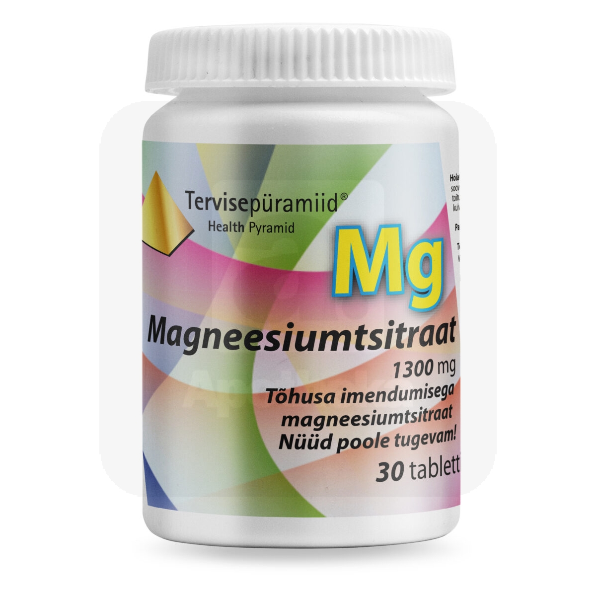 TERVISEPÜRAMIID MAGNEESIUMTSITRAAT TBL 1300MG N30 UUS - Изображение товара