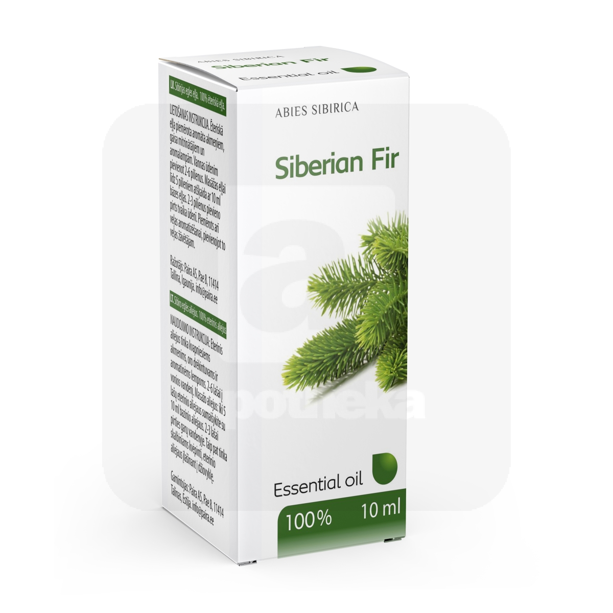 PAIRA SIBERI NULUÕLI 10ML - Изображение товара