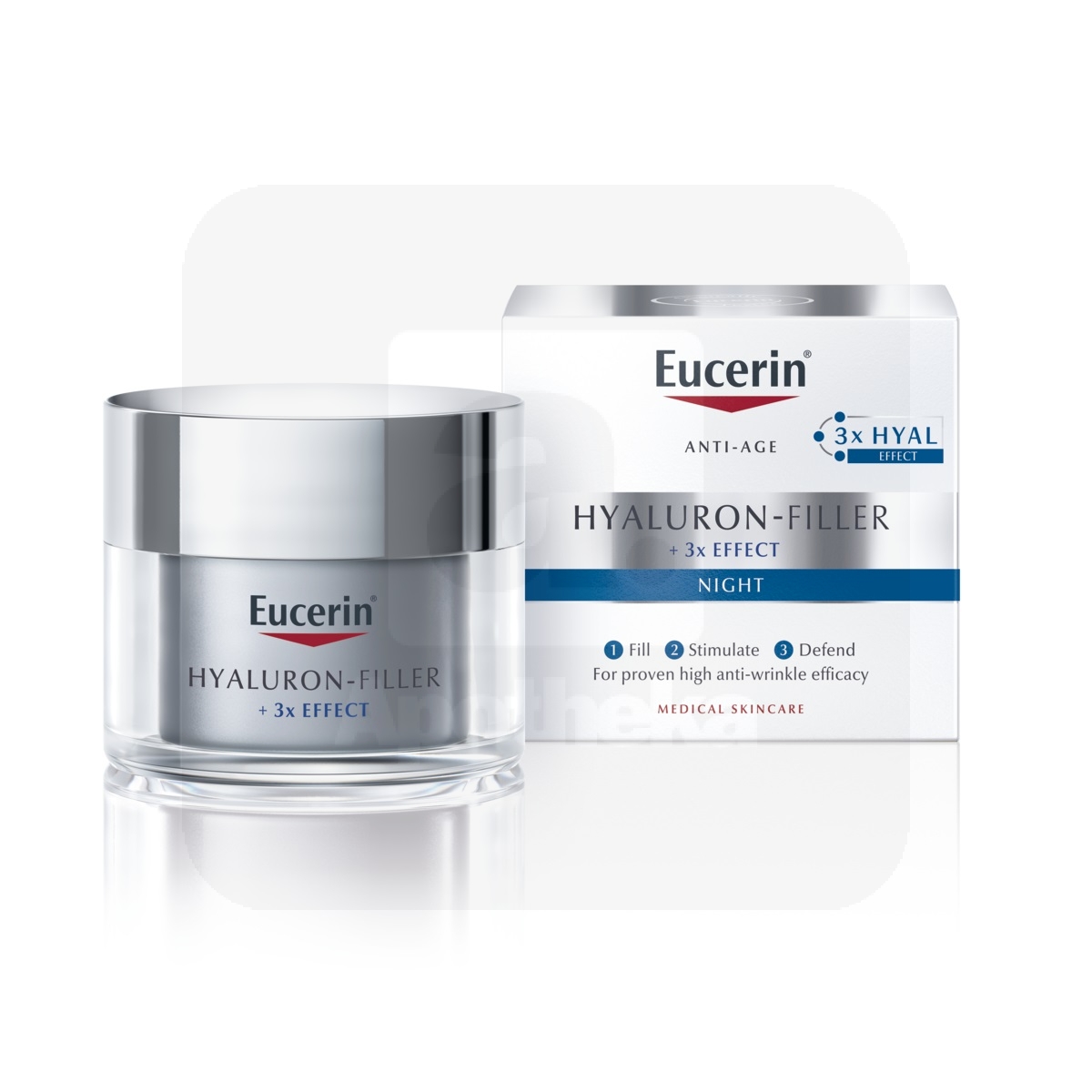 EUCERIN HYALURON-FILLER ÖÖKREEM 50ML - Изображение товара