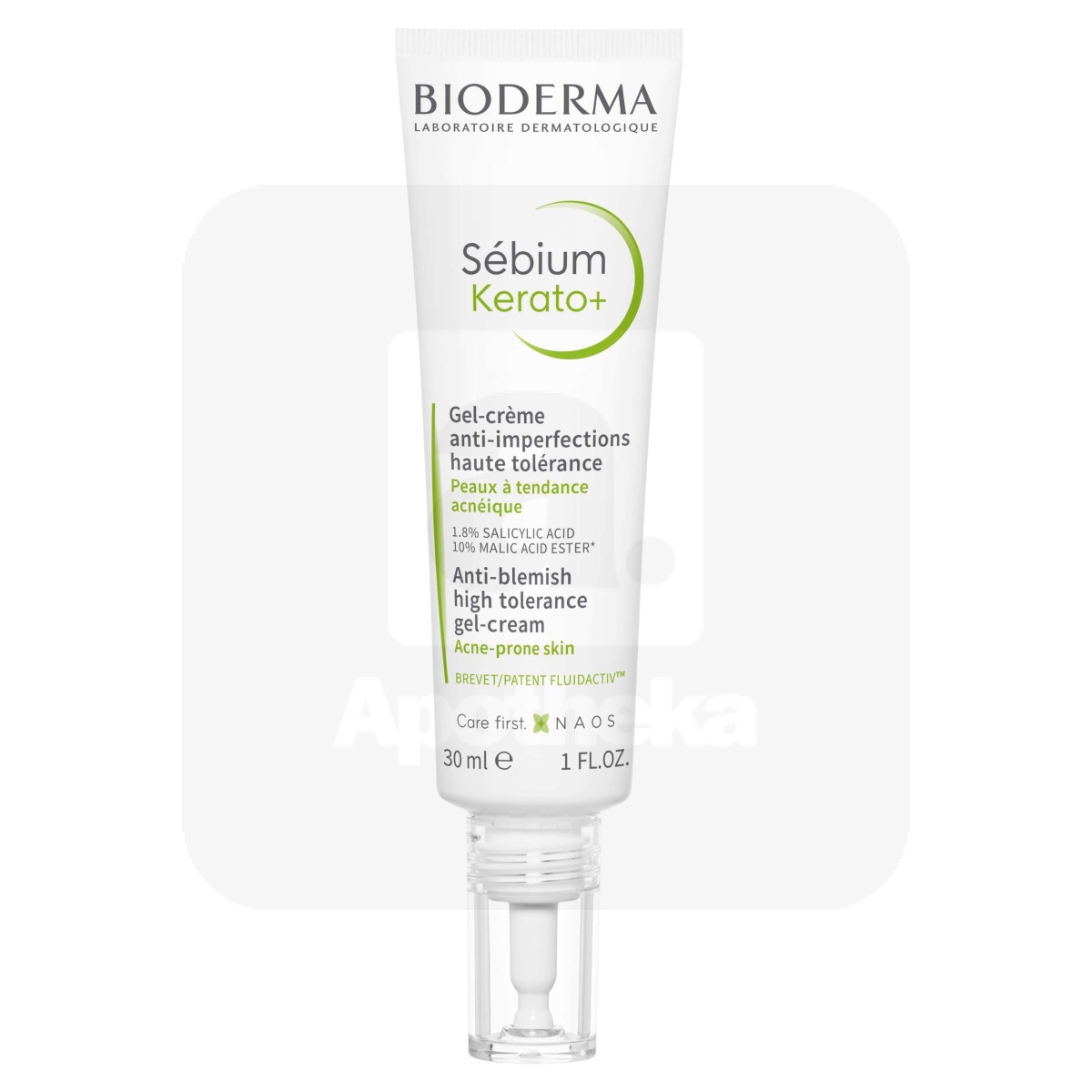 BIODERMA SEBIUM KERATO+ GEELKREEM AKNELISELE NAHALE 30ML - Изображение товара