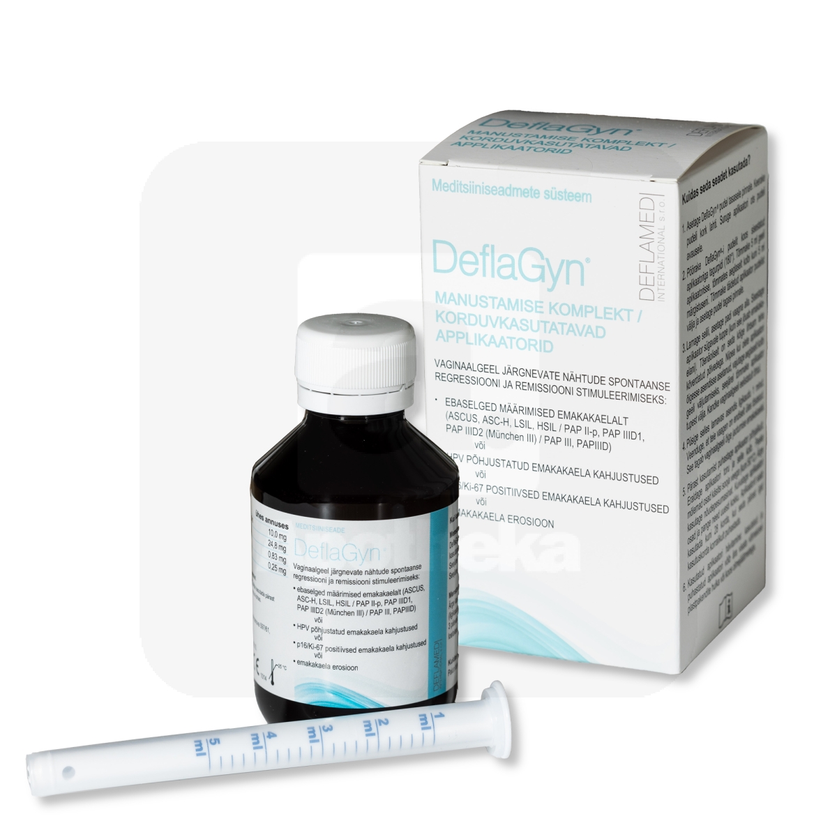 DEFLAGYN MANUSTAMISE KOMPLEKT 150ML/2 APLIKAATORIT - Изображение товара