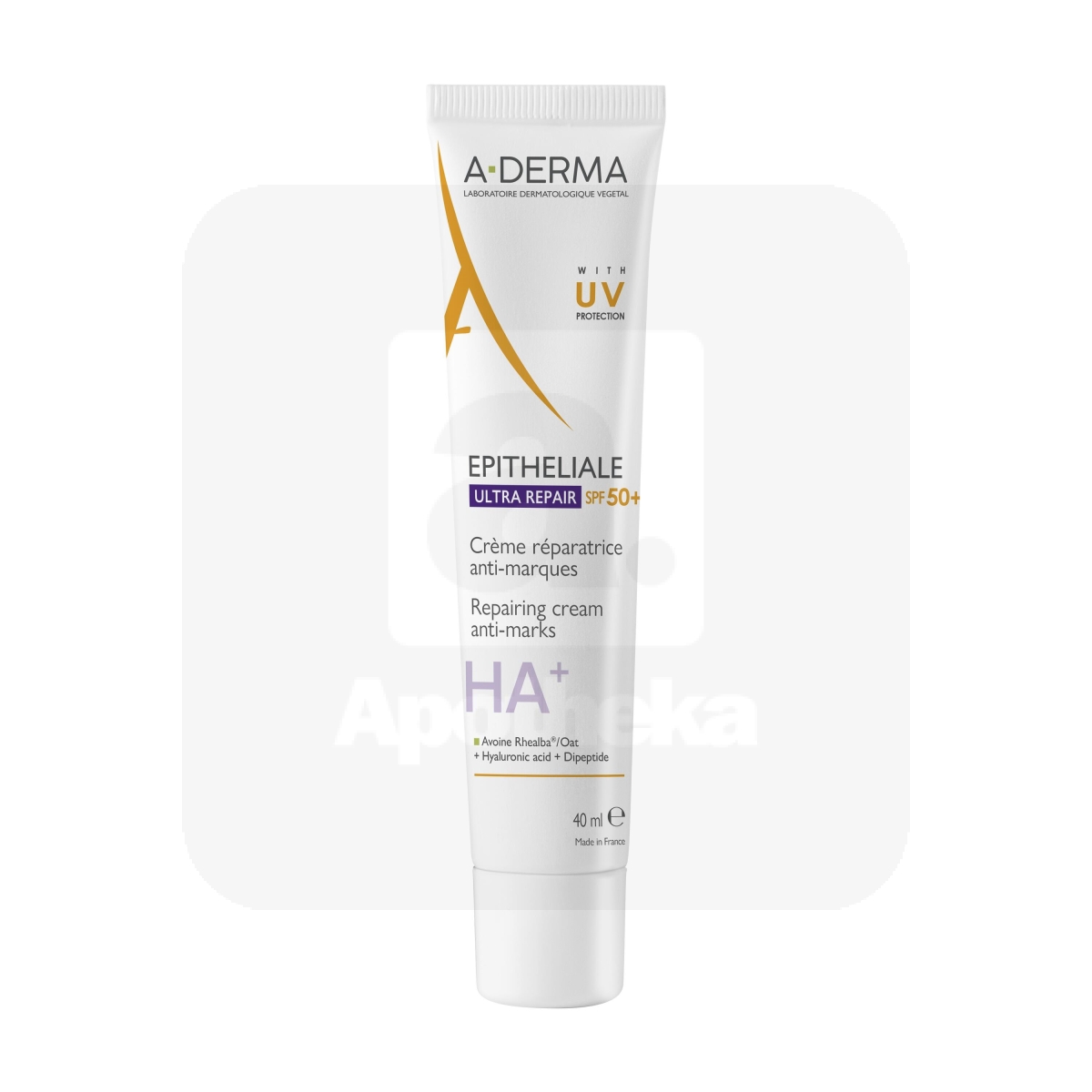 A-DERMA EPITHELIALE HA+ KREEM TAASTAV SPF50+ 40ML - Изображение товара
