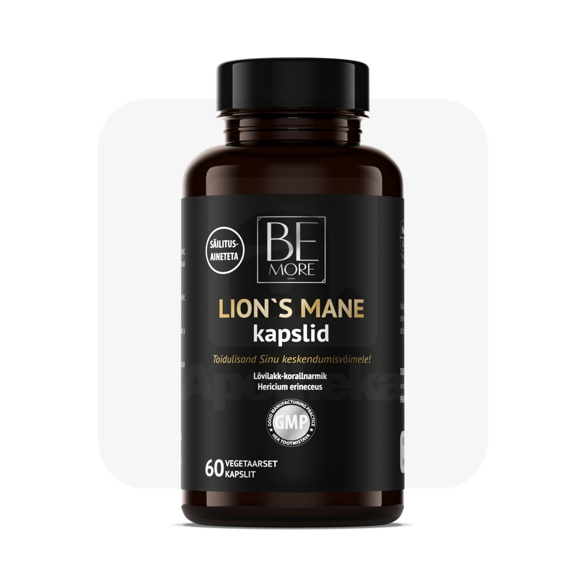 BE MORE LION`S MANE KAPSLID N60 - Изображение товара