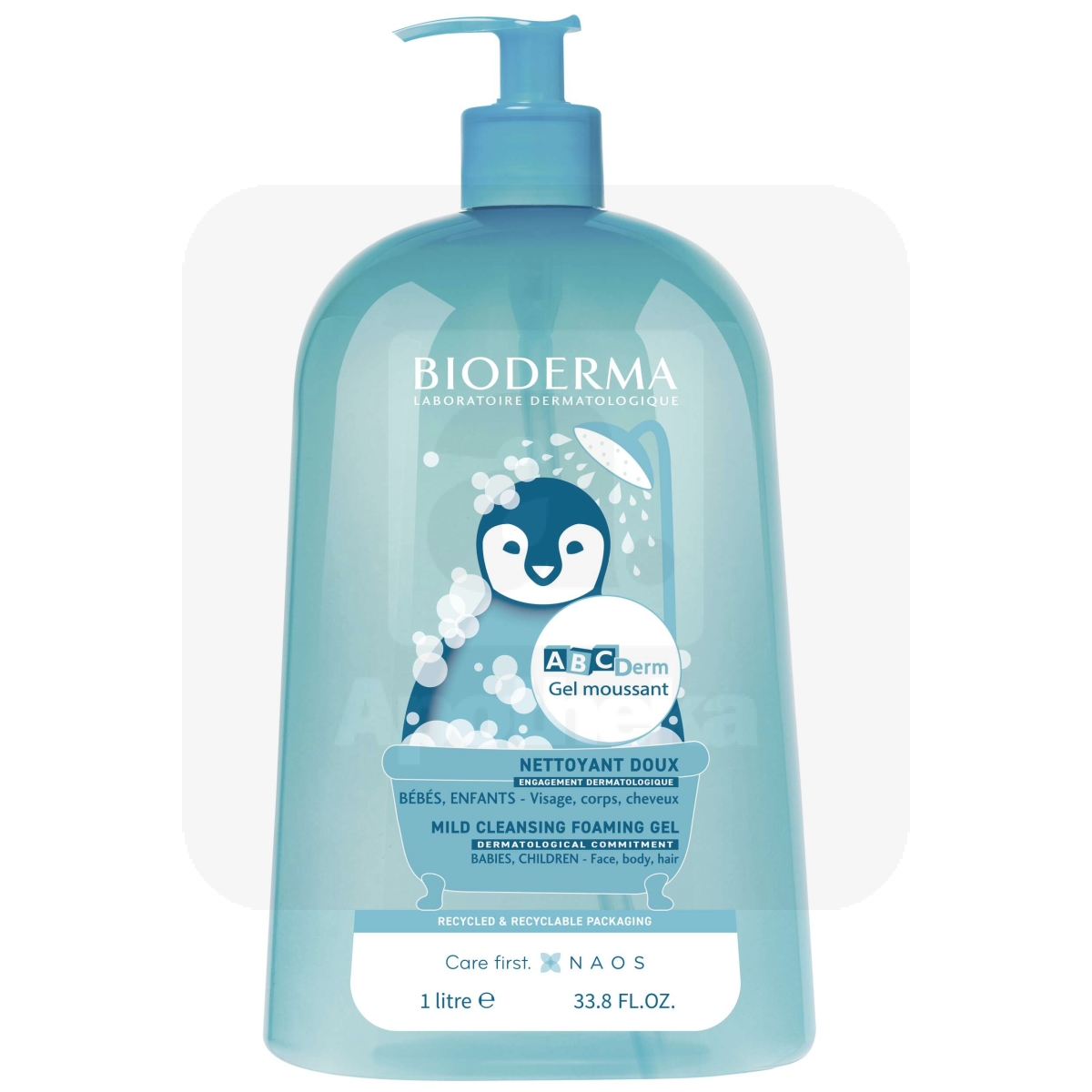BIODERMA ABCDERM DUSHIGEEL 1000ML - Изображение товара