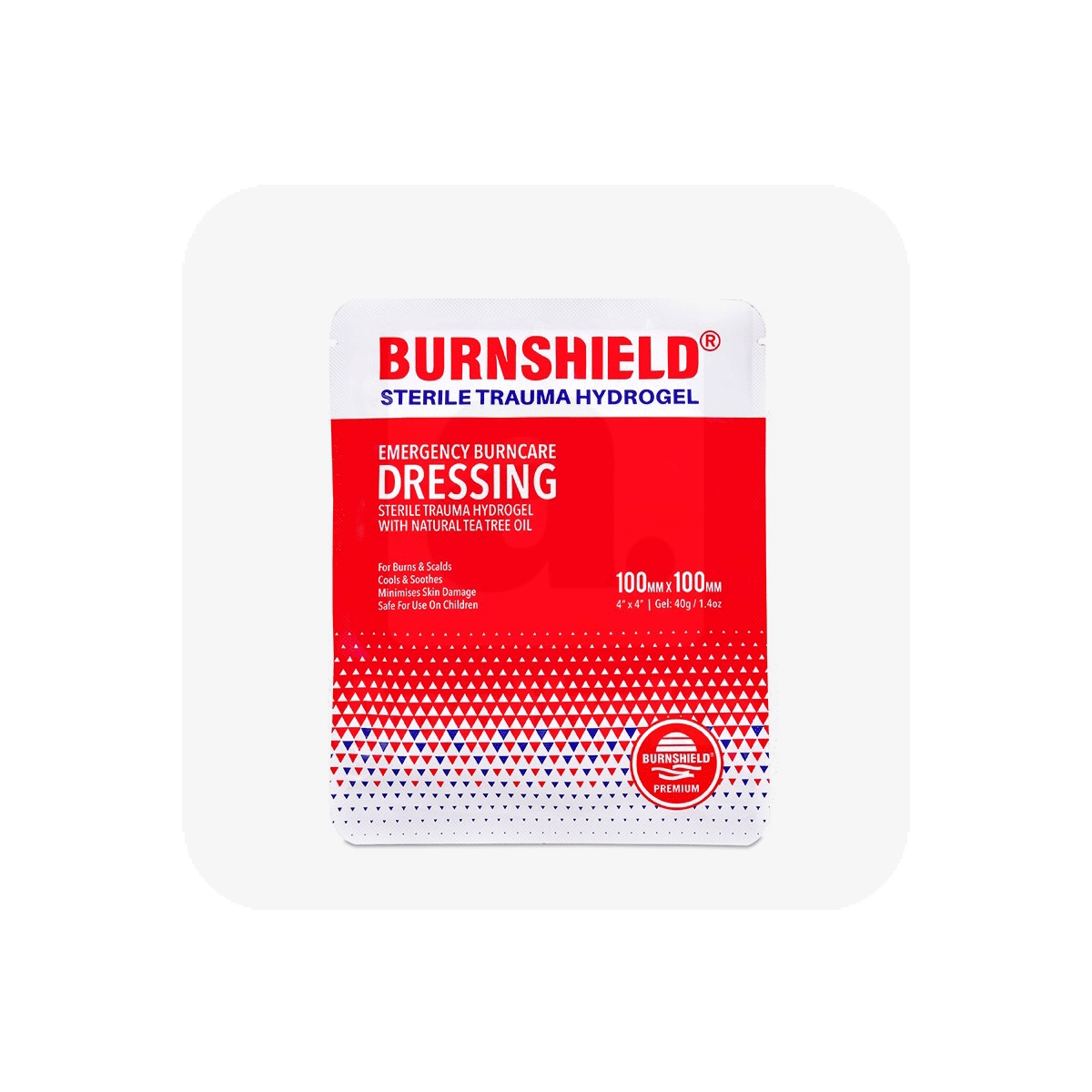 BURNSHIELD PÕLETUSSIDE GEELIGA STERIILNE 10X10CM - Изображение товара