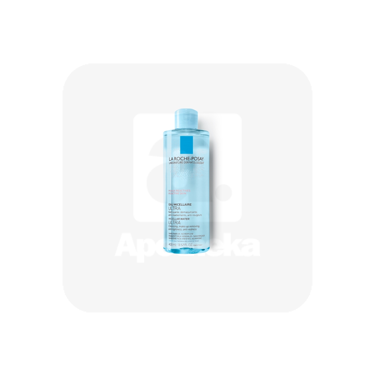 Мицеллярная вода ULTRA Reactive 400ml, Очищение для чувствительной и склонной к аллергии кожи лица и глаз - Изображение товара