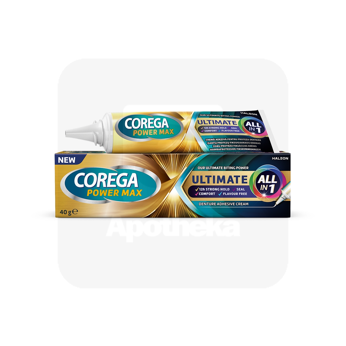 COREGA ULTIMATE FIKSEERIMISKREEM HAMBAPROTEESIDELE 40G - Изображение товара