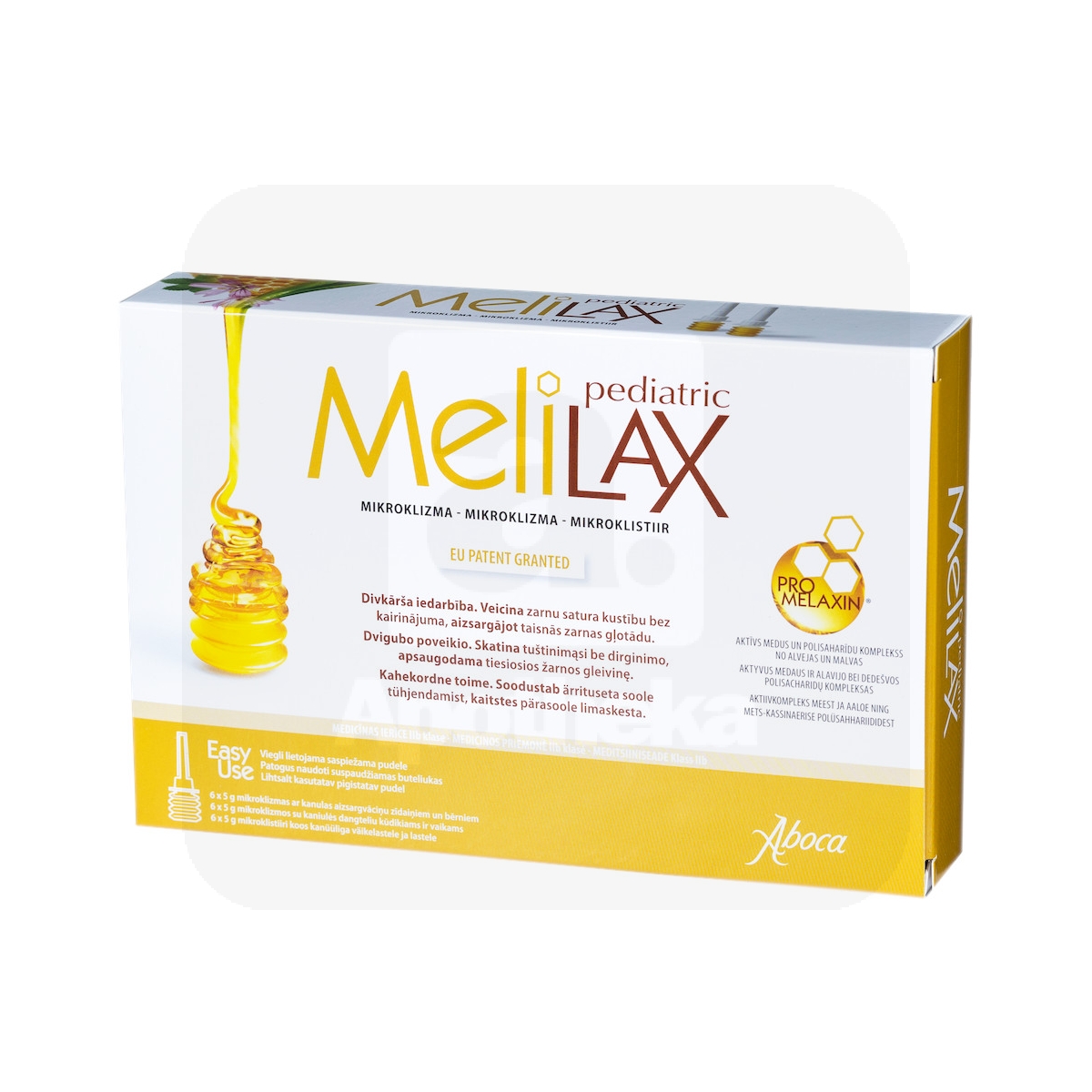 MELILAX PEDIATRIC MIKROKLISTIIR 5G N6 - Изображение товара