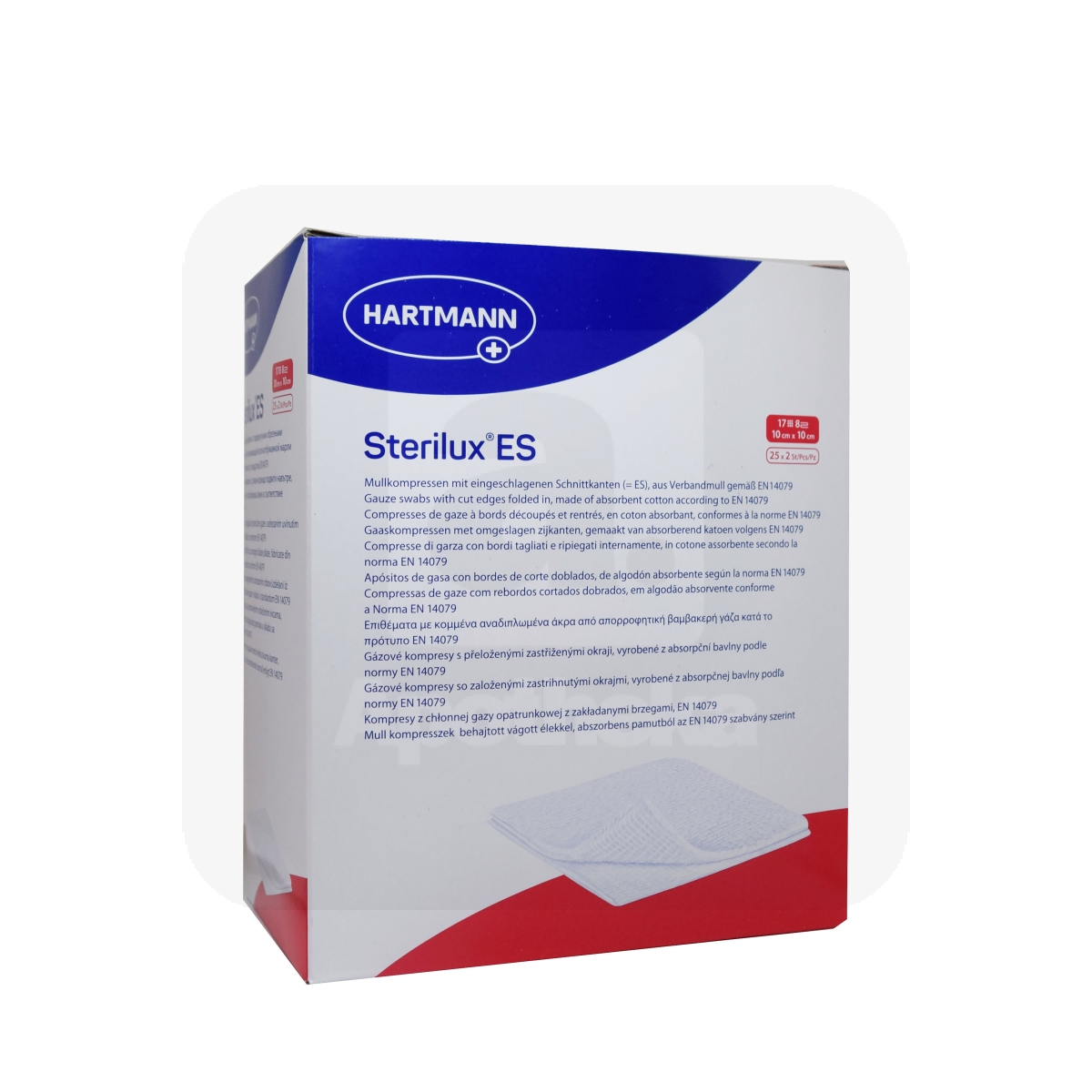 MARLI SALVRÄTIKUD STER. STERILUX  10X10CM N2X25 /205022/