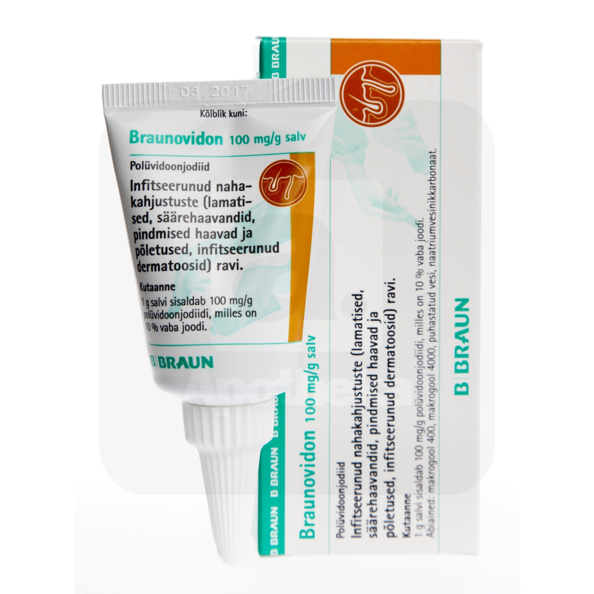 BRAUNOVIDON SALV 100MG/G 20G - Изображение товара
