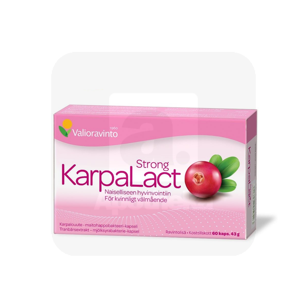KARPALACT STRONG CAPS N60 JÕHVIKAD+PIIMHAPPEBAKTERID