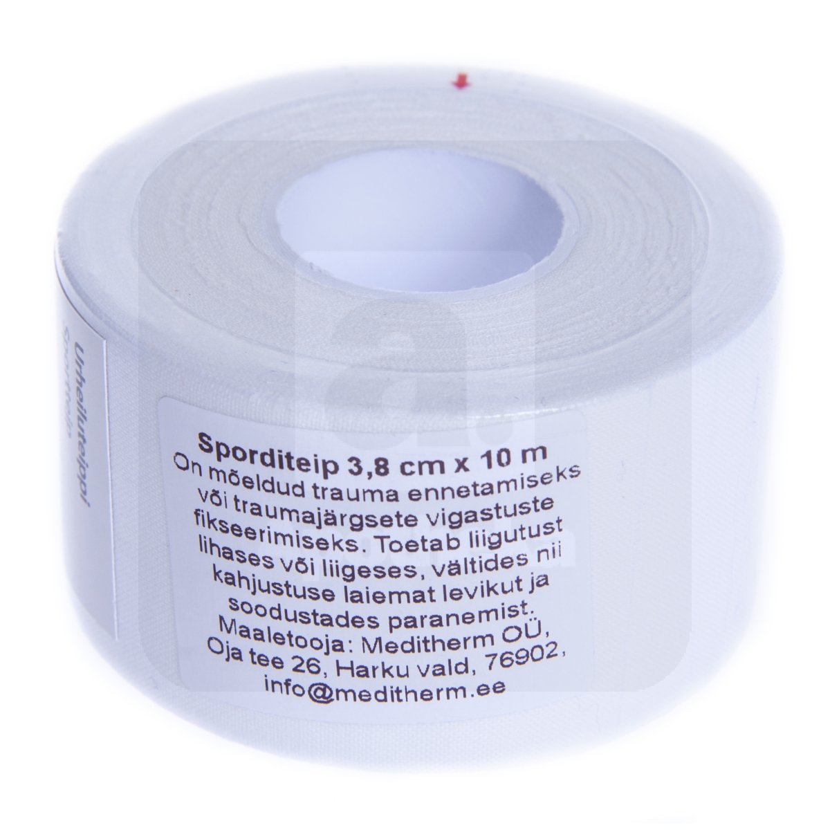 SPORDITEIP 3,8CMX10M VALGE - Изображение товара