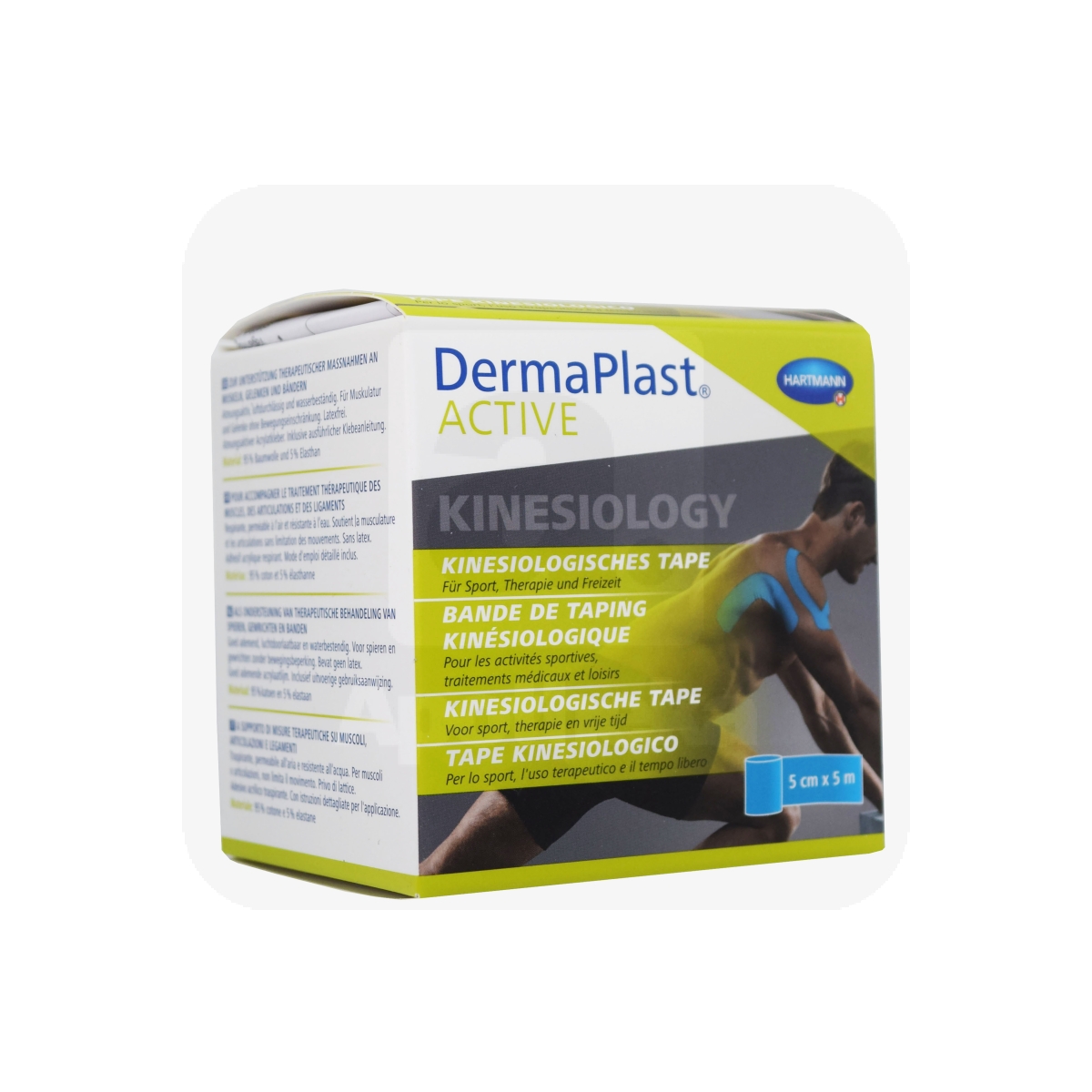 DERMAPLAST ACTIVE KINESIOTEIP 5CMX5M SININE/522440/ - Изображение товара