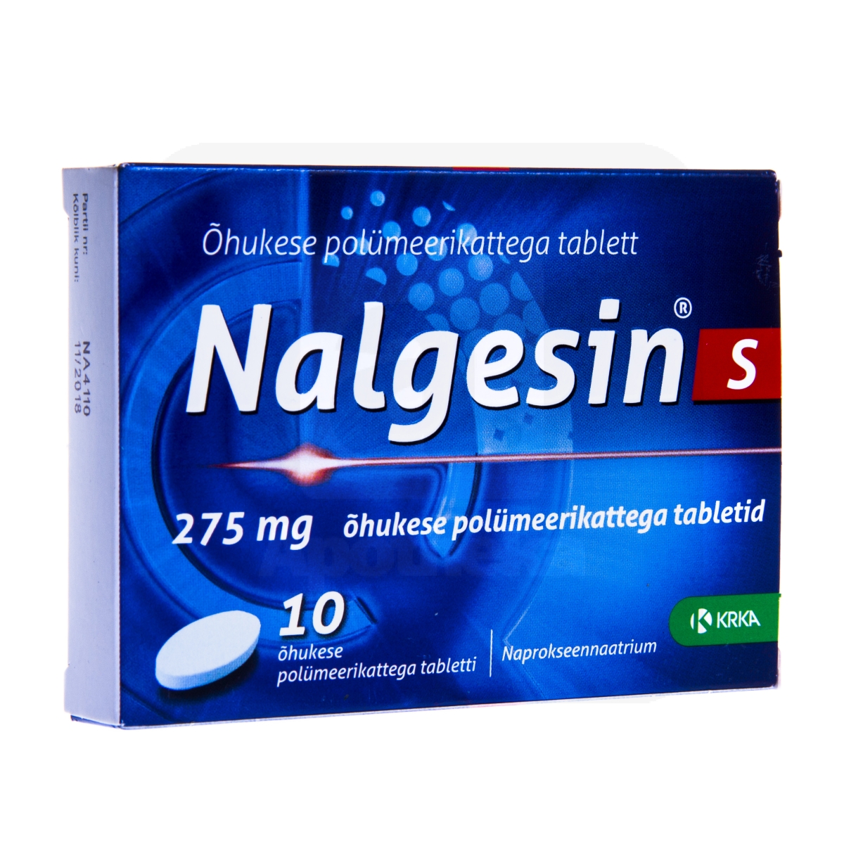 NALGESIN S TBL 275MG N10 - Изображение товара