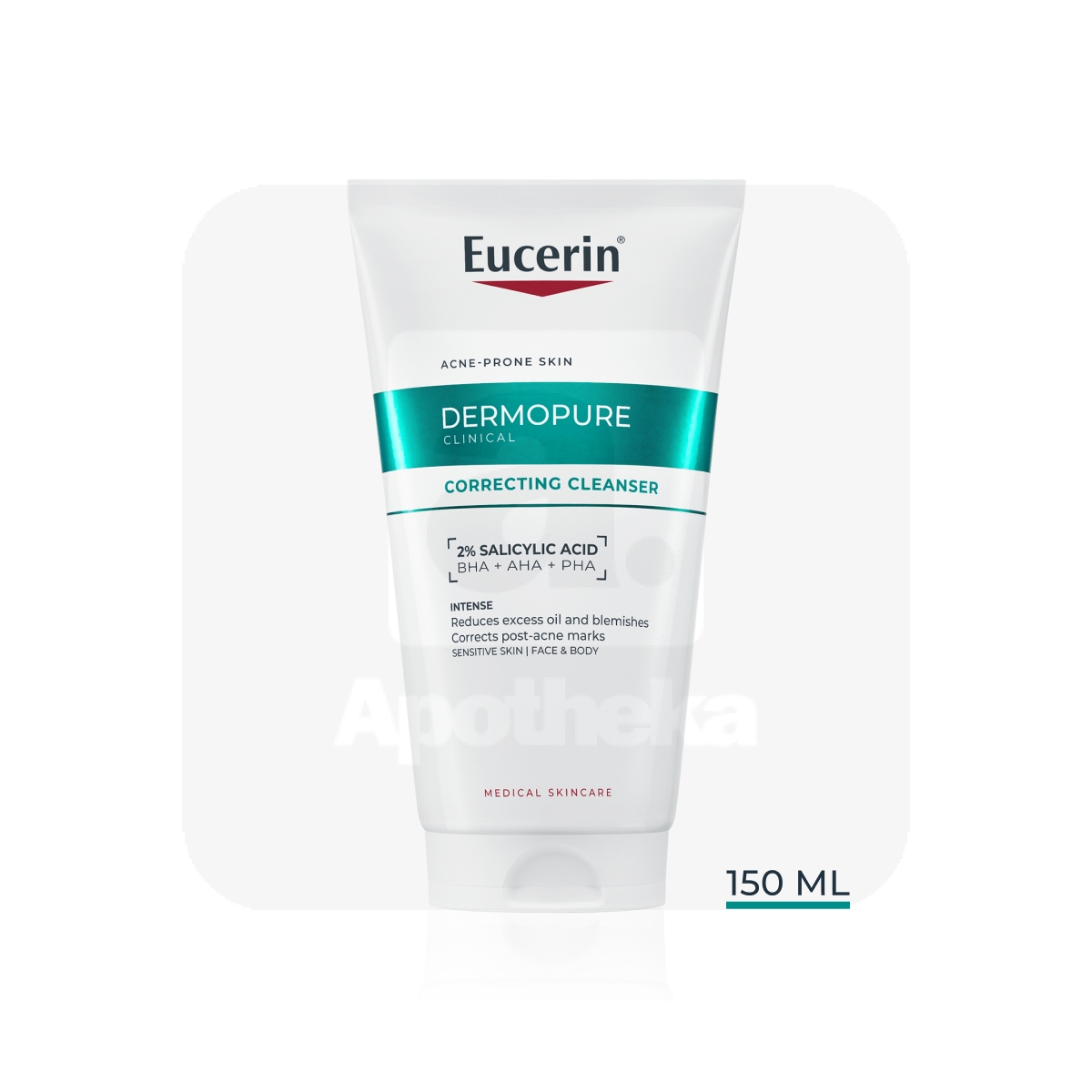 EUCERIN DERMOPURE CLINICAL NÄOPUHASTUSGEEL KORRIGEERIV 150ML - Изображение товара