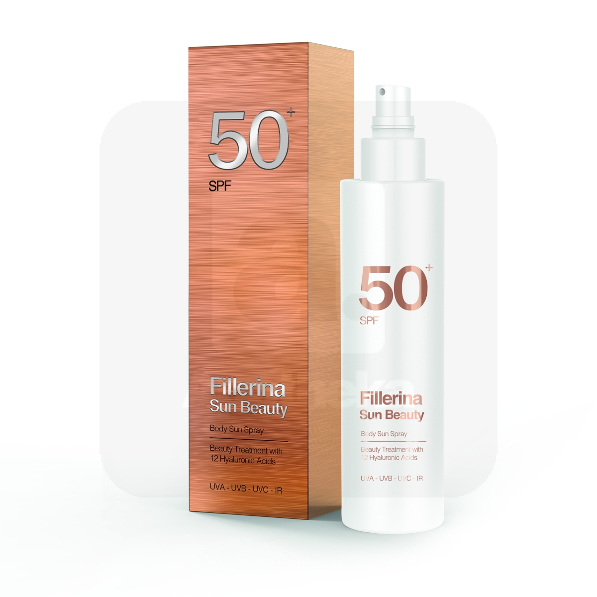 FILLERINA SUN PÄIKESEKAITSE SPREI KEHALE SPF50+ 200ML - Изображение товара 1