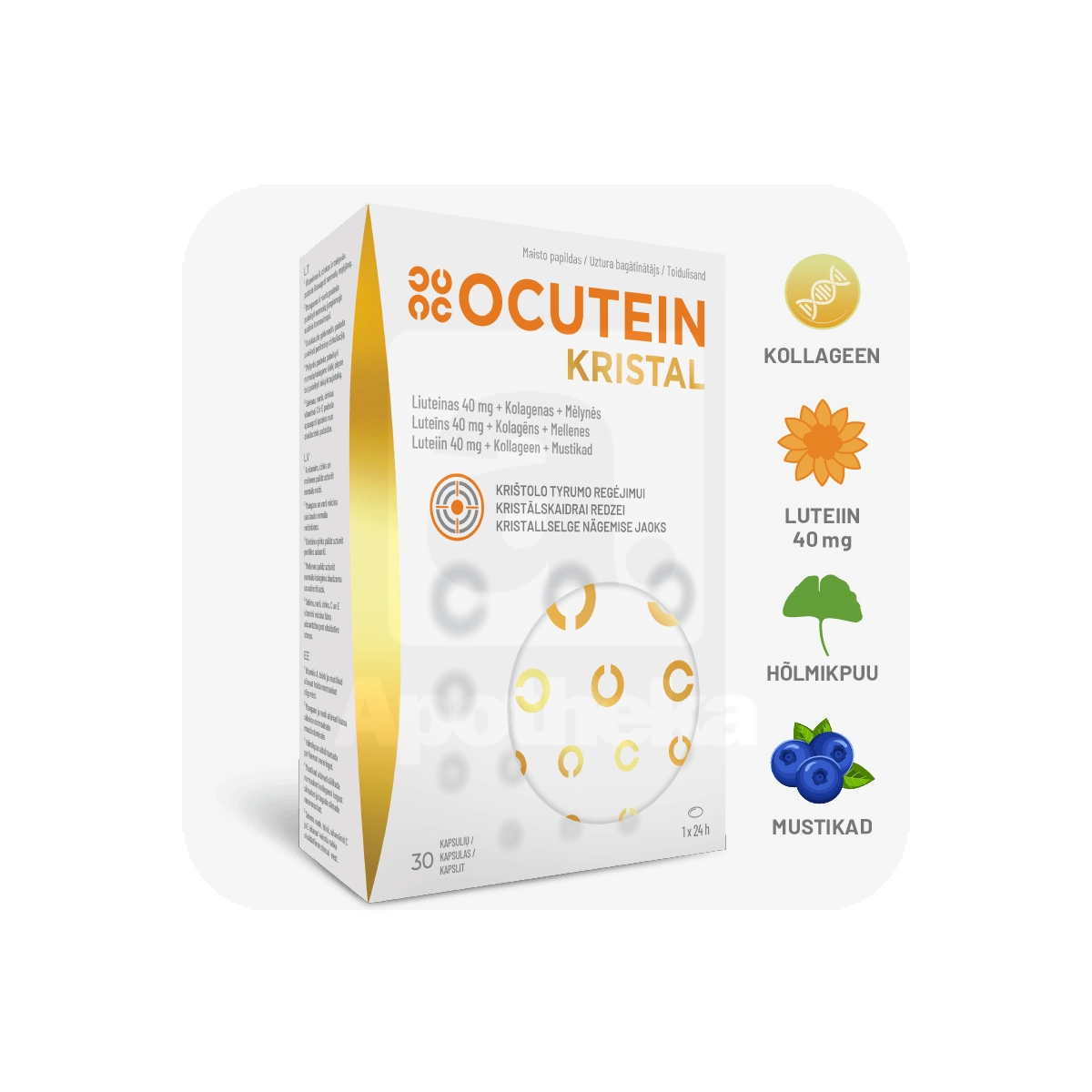 OCUTEIN KRISTAL KAPSLID 40MG N30 - Изображение товара