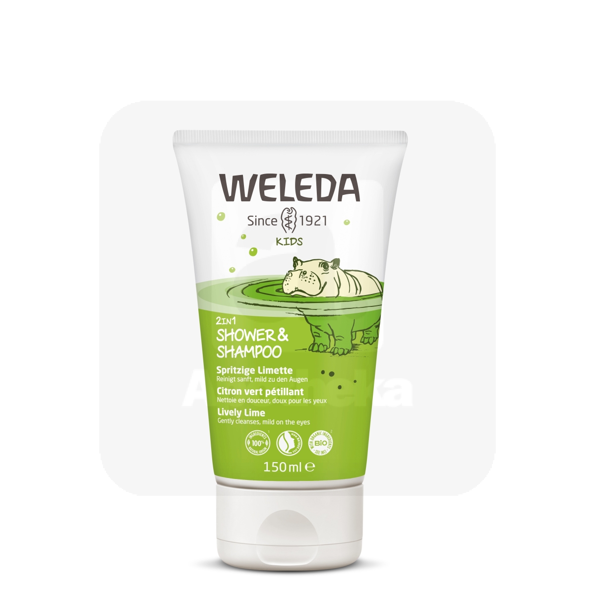 WELEDA SHAMPOON-DUSHIKREEM LASTELE LAIM 150ML  - Изображение товара