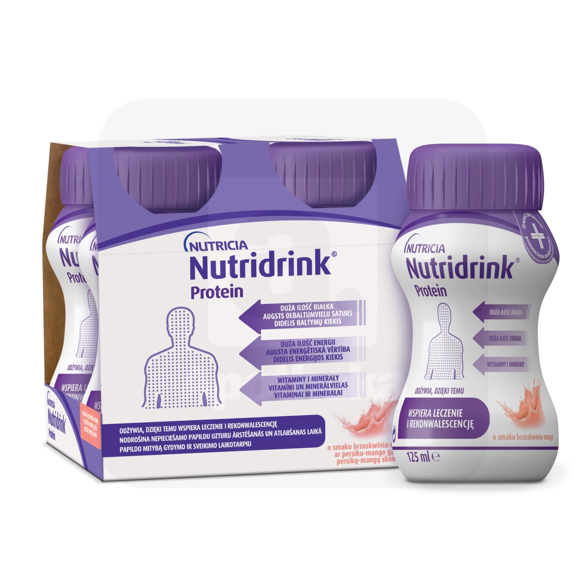 NUTRIDRINK PROTEIN 125ML N4 VIRSIKU-MANGOMAITSELINE - Изображение товара