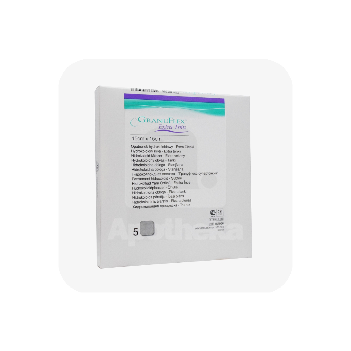 GRANUFLEX EXTRA THIN PLAASTER 15X15CM N5 - Изображение товара