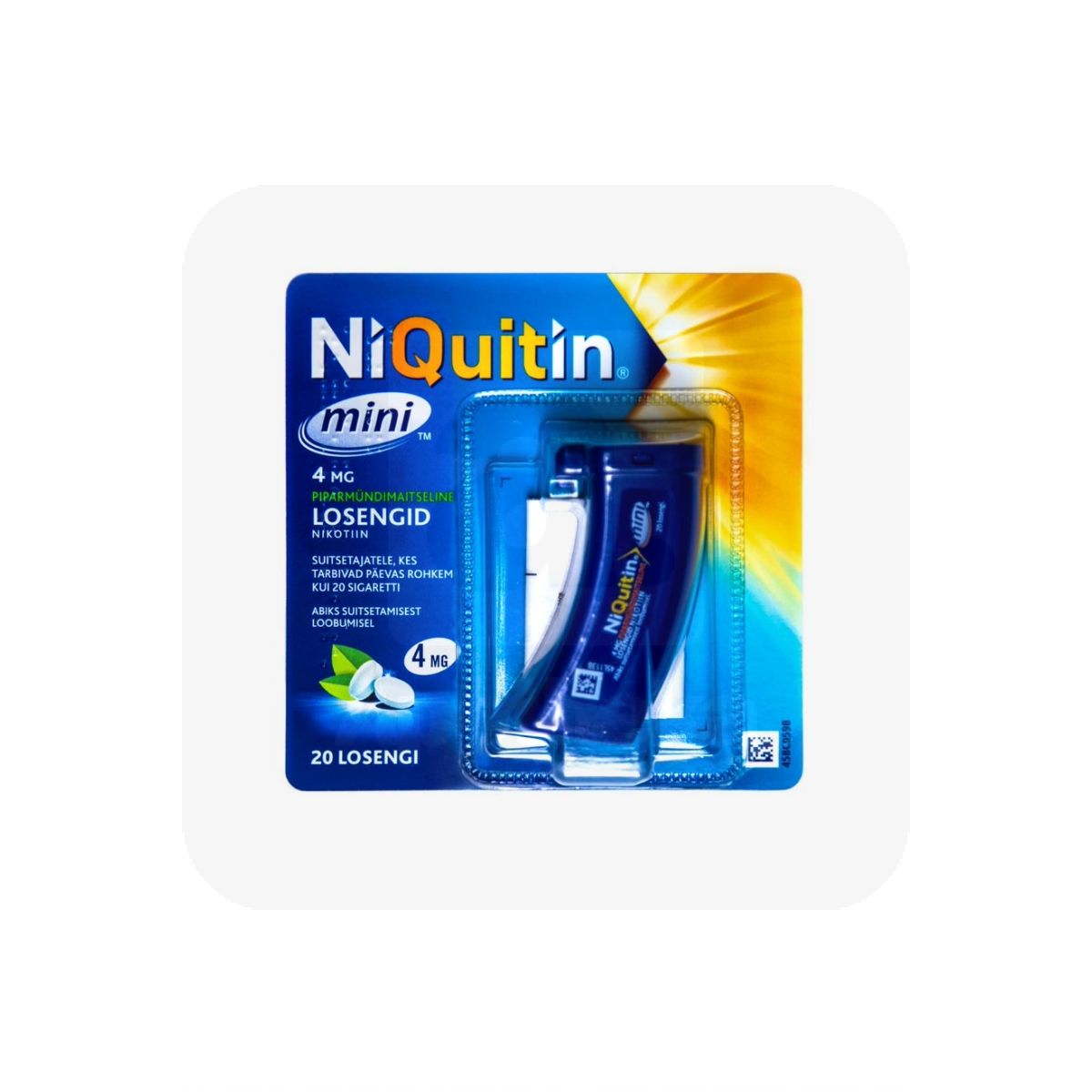 NIQUITIN MINI LOSENG 4MG N20 - Изображение товара