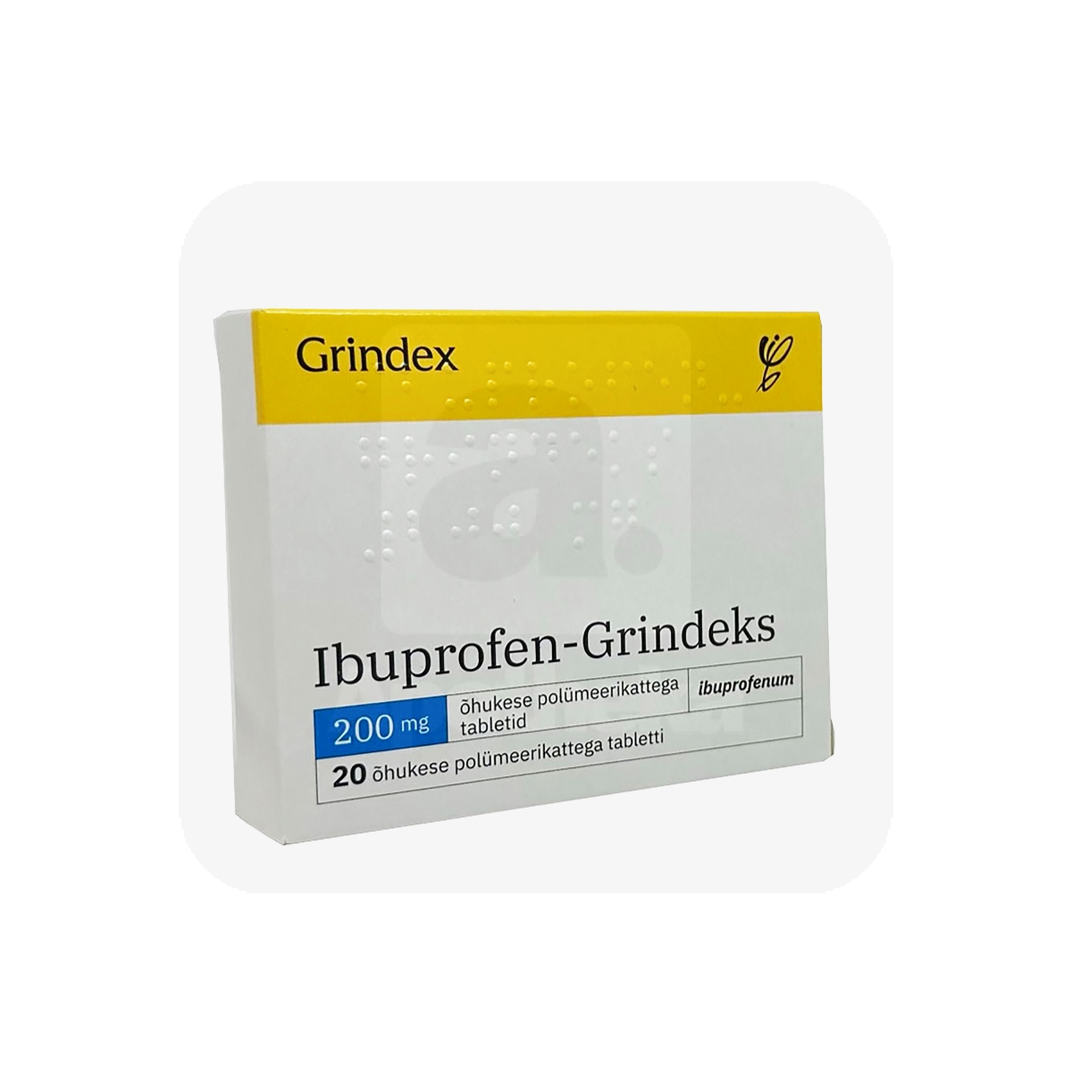 IBUPROFEN-GRINDEKS TBL 200MG N20