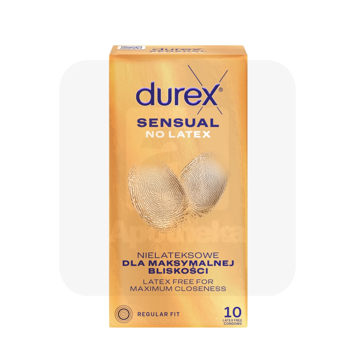 DUREX KONDOOMID SENSUAL NO LATEX  N10 - Изображение товара