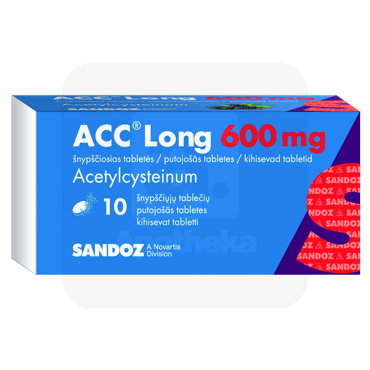 ACC LONG KIHISEV TBL 600MG N10 - Изображение товара 1