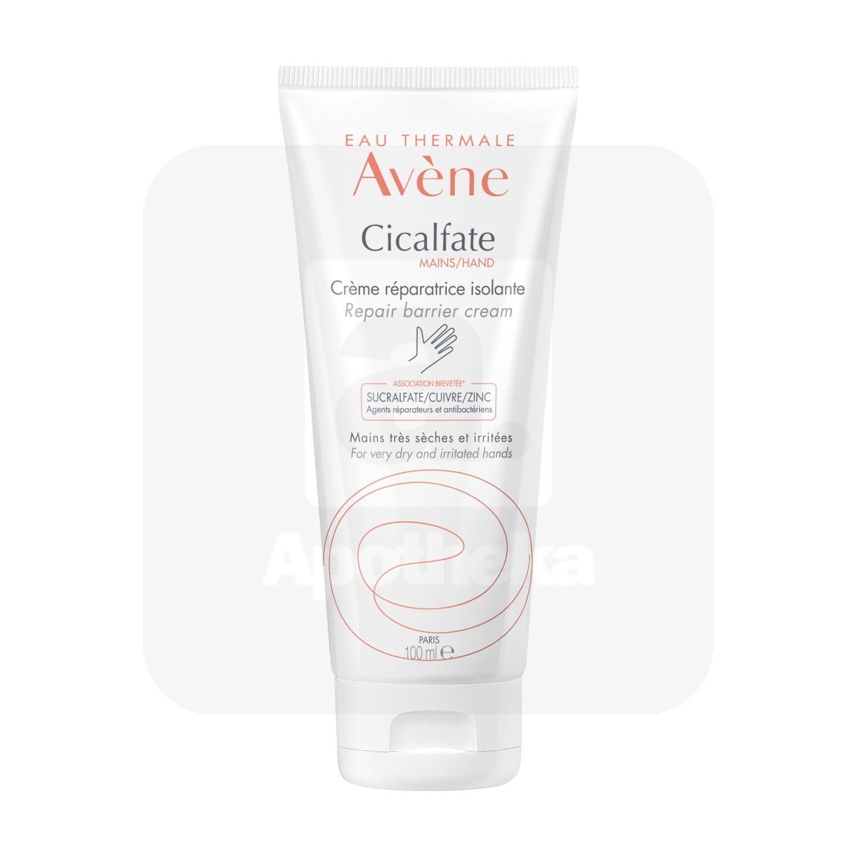 AVENE CICALFATE HAND REPAIRING BARRIER CREAM 100 ML - Изображение товара 1