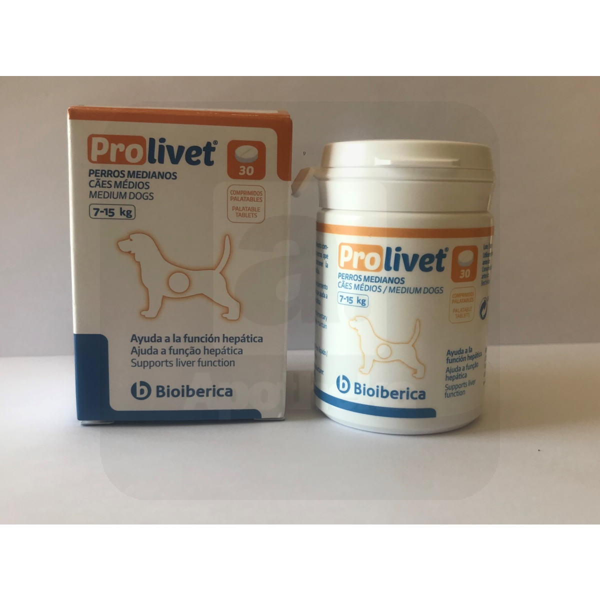 BIOIBERICA PROLIVET MEDIUM DOGS TBL N30 - Изображение товара