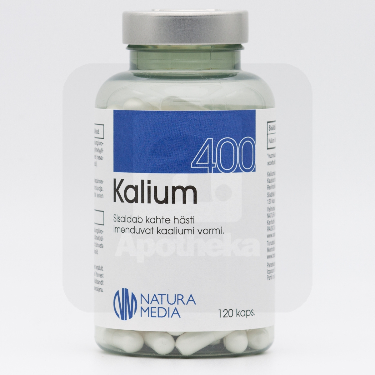 KAALIUM VAHVA KAPSLID 400MG N120 - Изображение товара