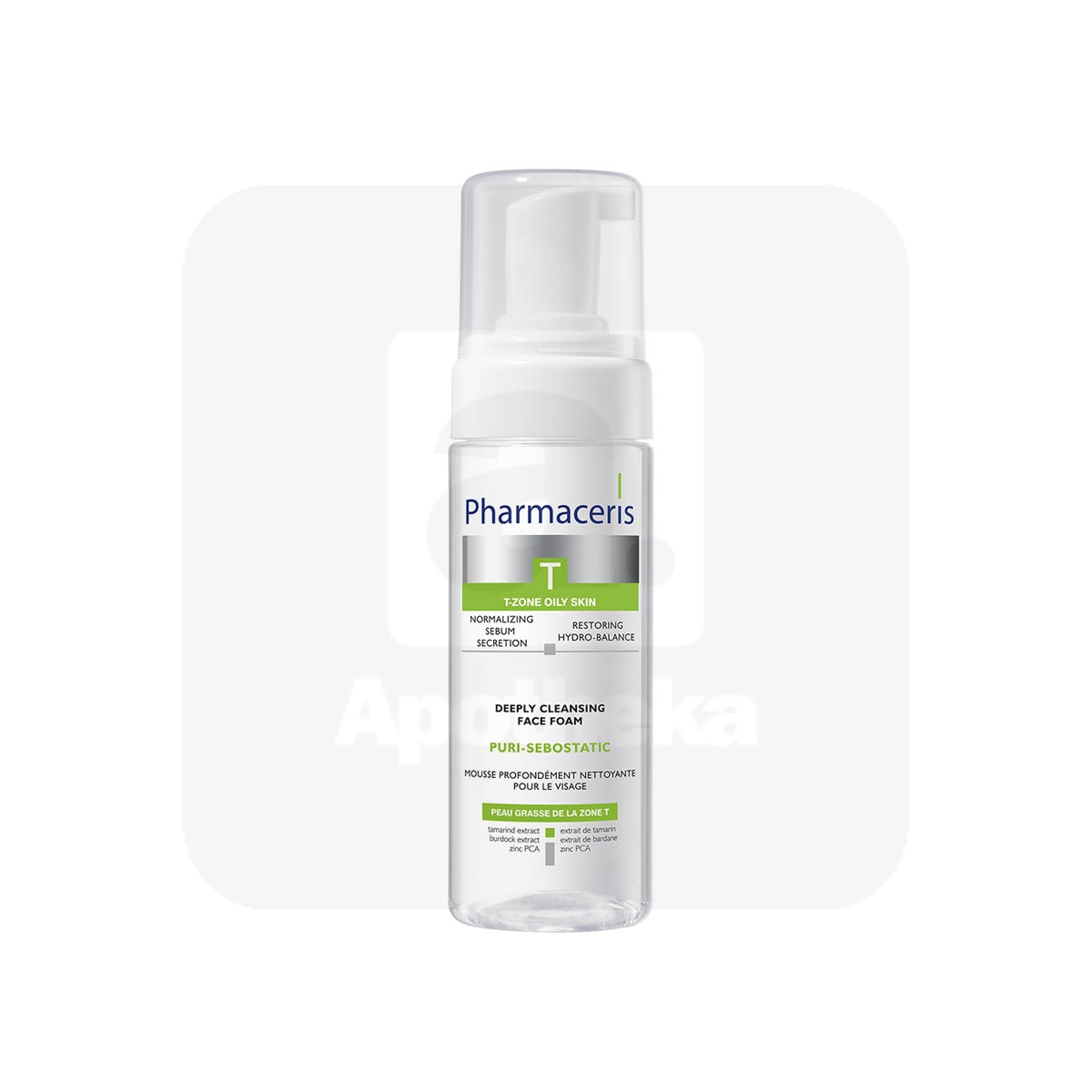 PHARMACERIS T PURI-SEBOSTATIC NÄOVAHT SÜGAVPUHASTAV 150ML - Изображение товара 1