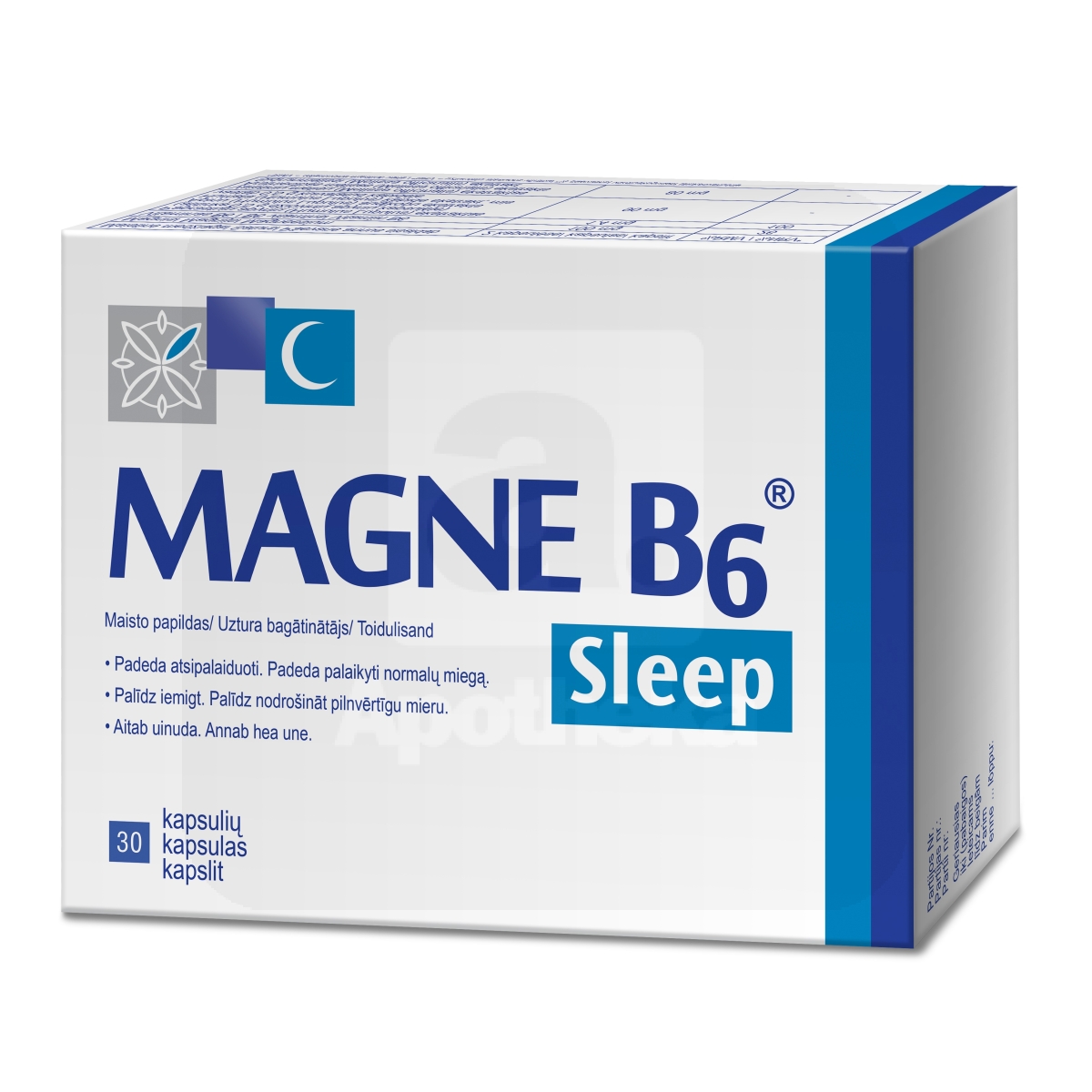 MAGNE B6 SLEEP KAPSLID N30 - Изображение товара