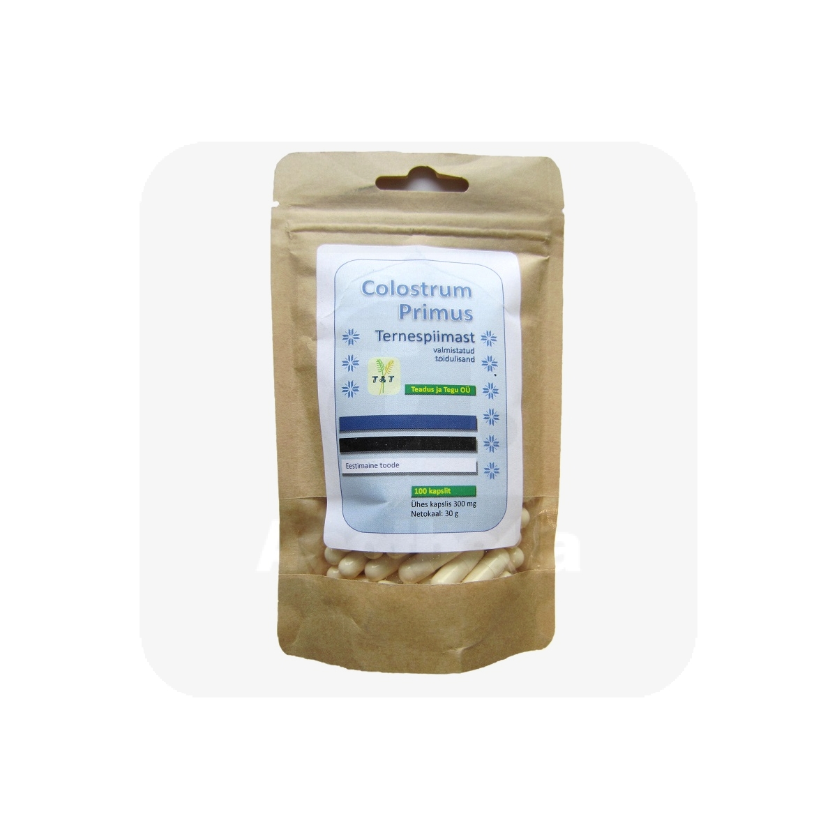 COLOSTRUM PRIMUS TERNESPIIMA KAPSLID 300MG N100 - Изображение товара