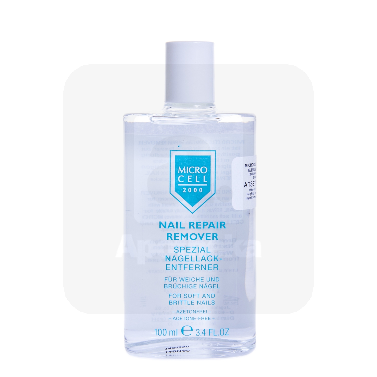 MICRO CELL NAIL POLISH REMOVER ACETONE-FREE 100 ML - Изображение товара