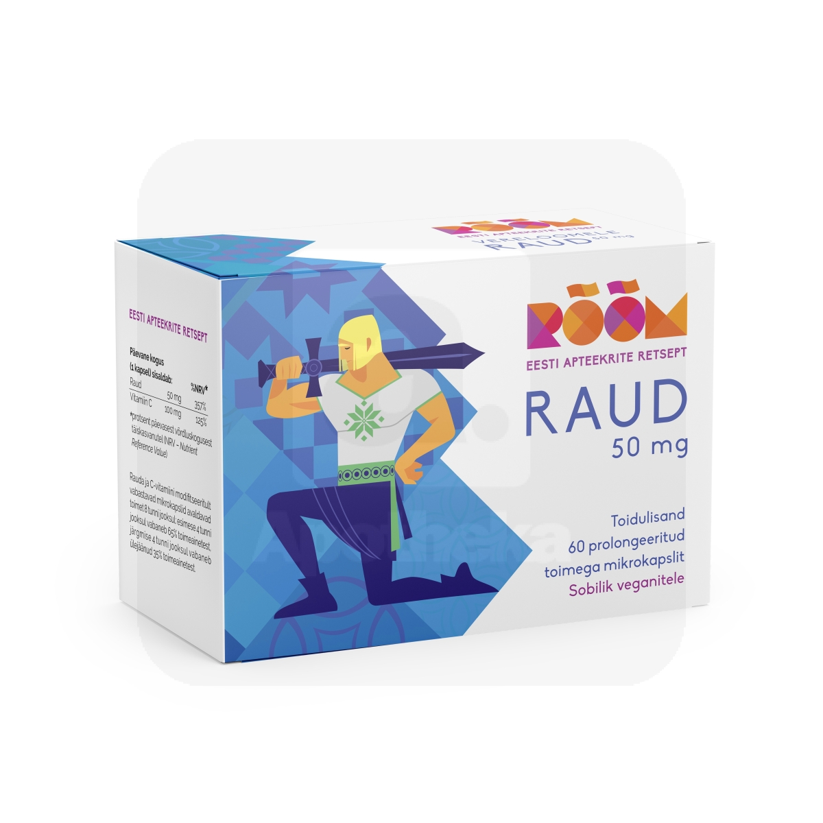 RÕÕM RAUD 50MG KAPSLID N60 - Изображение товара