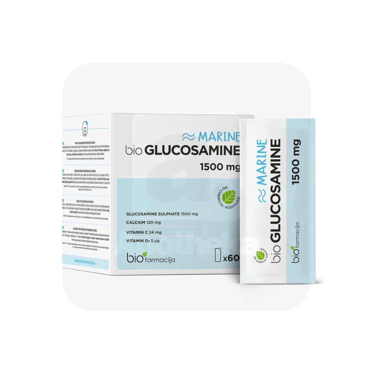 BIO GLUCOSAMINE MARINE 1,5G N60 - Изображение товара