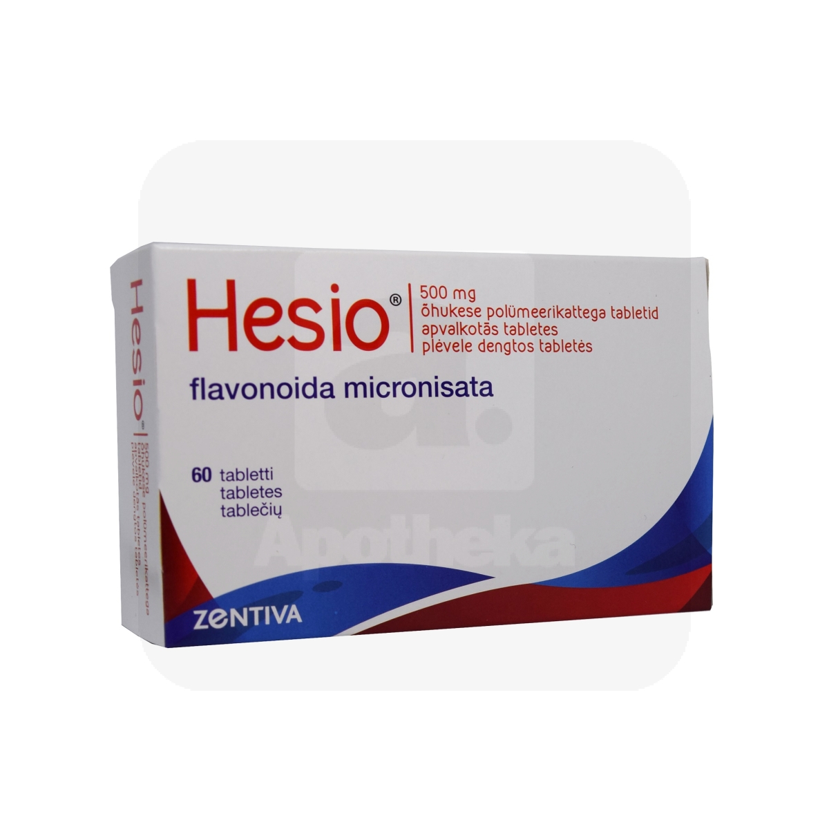 HESIO KATTEGA TBL 450MG+50MG N60 - Изображение товара
