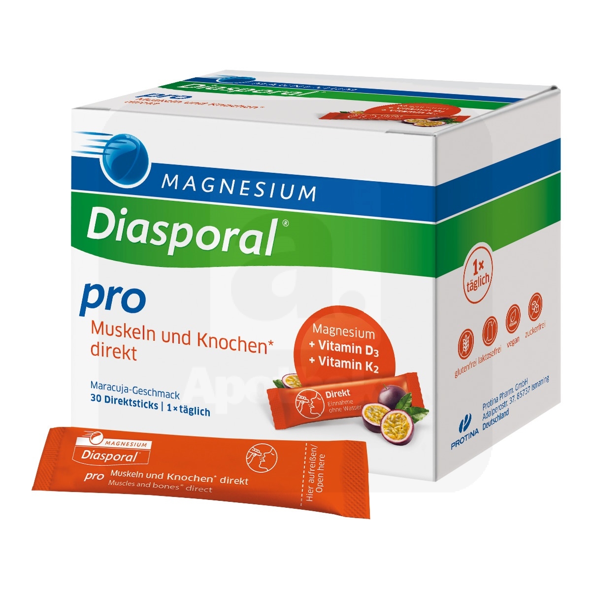 MAGNESIUM DIASPORAL PRO LIHASTELE JA LUUDELE DIREKT PLV N30 - Изображение товара