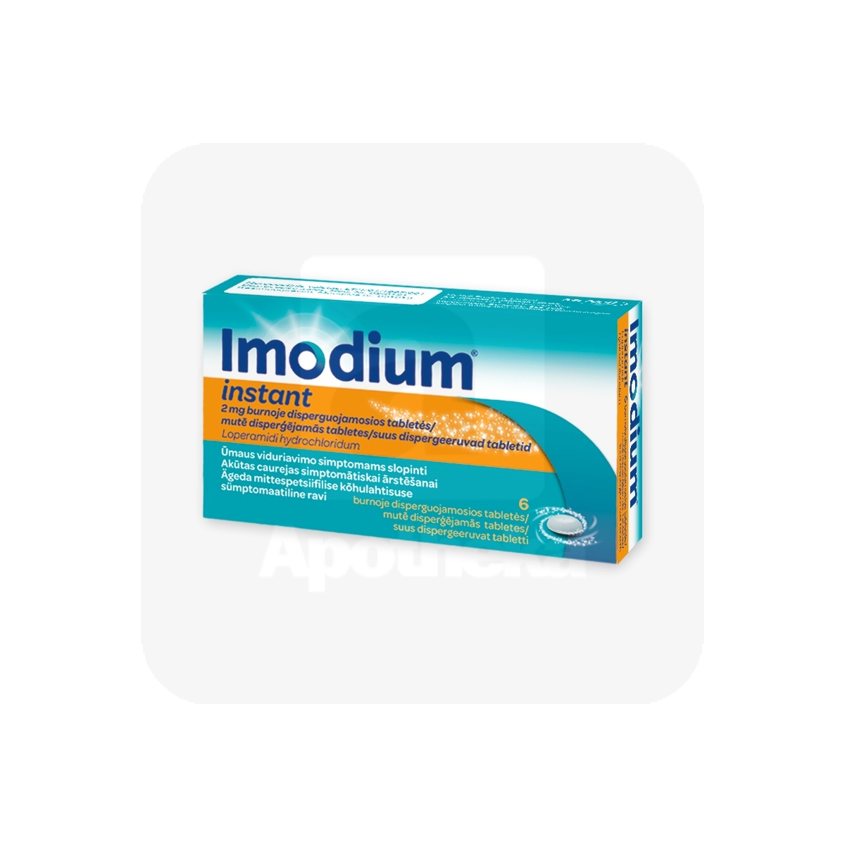 IMODIUM INSTANT TBL 2MG N6 - Изображение товара