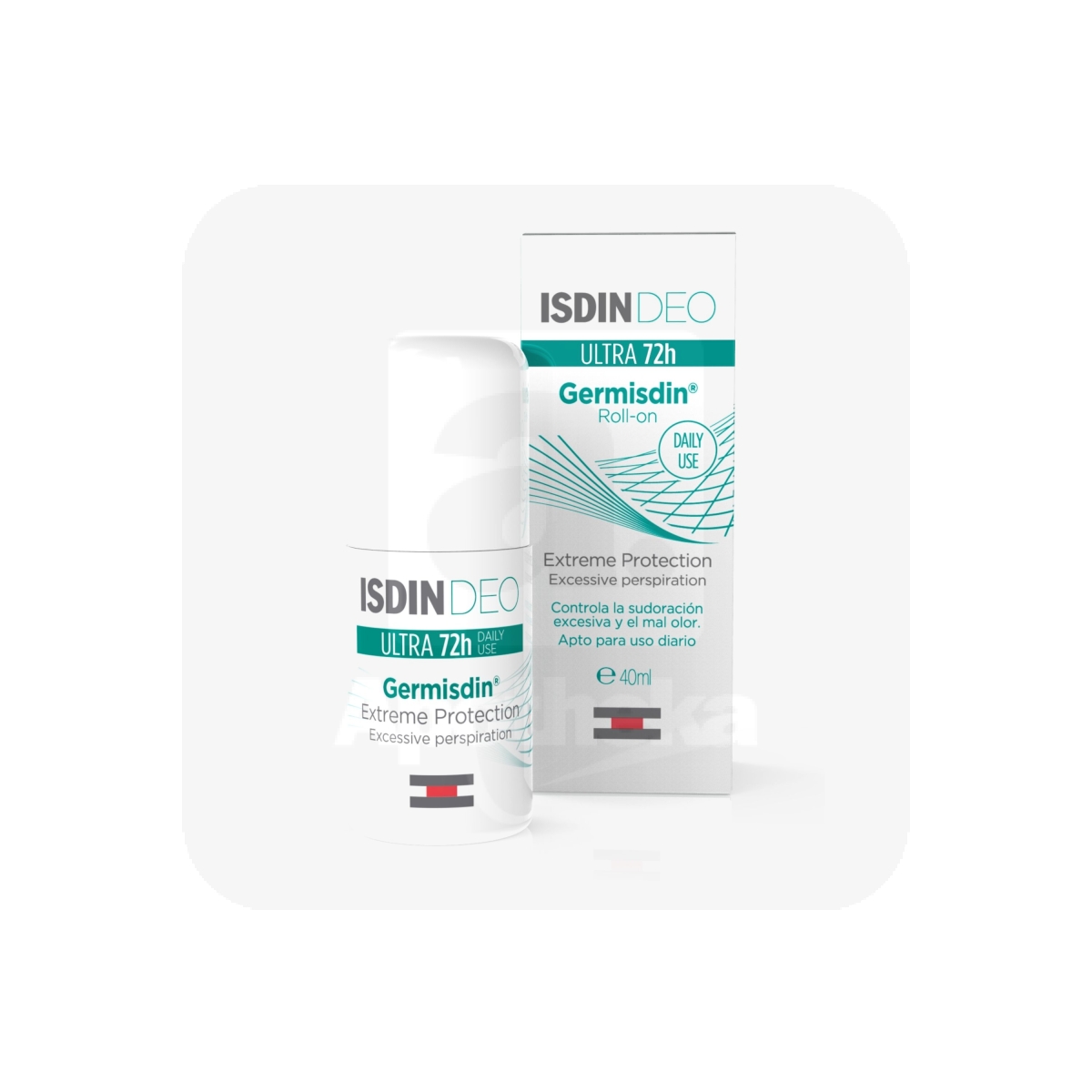 ISDIN ROLL-ON DEODORANT ULTRA 72H 40ML - Изображение товара