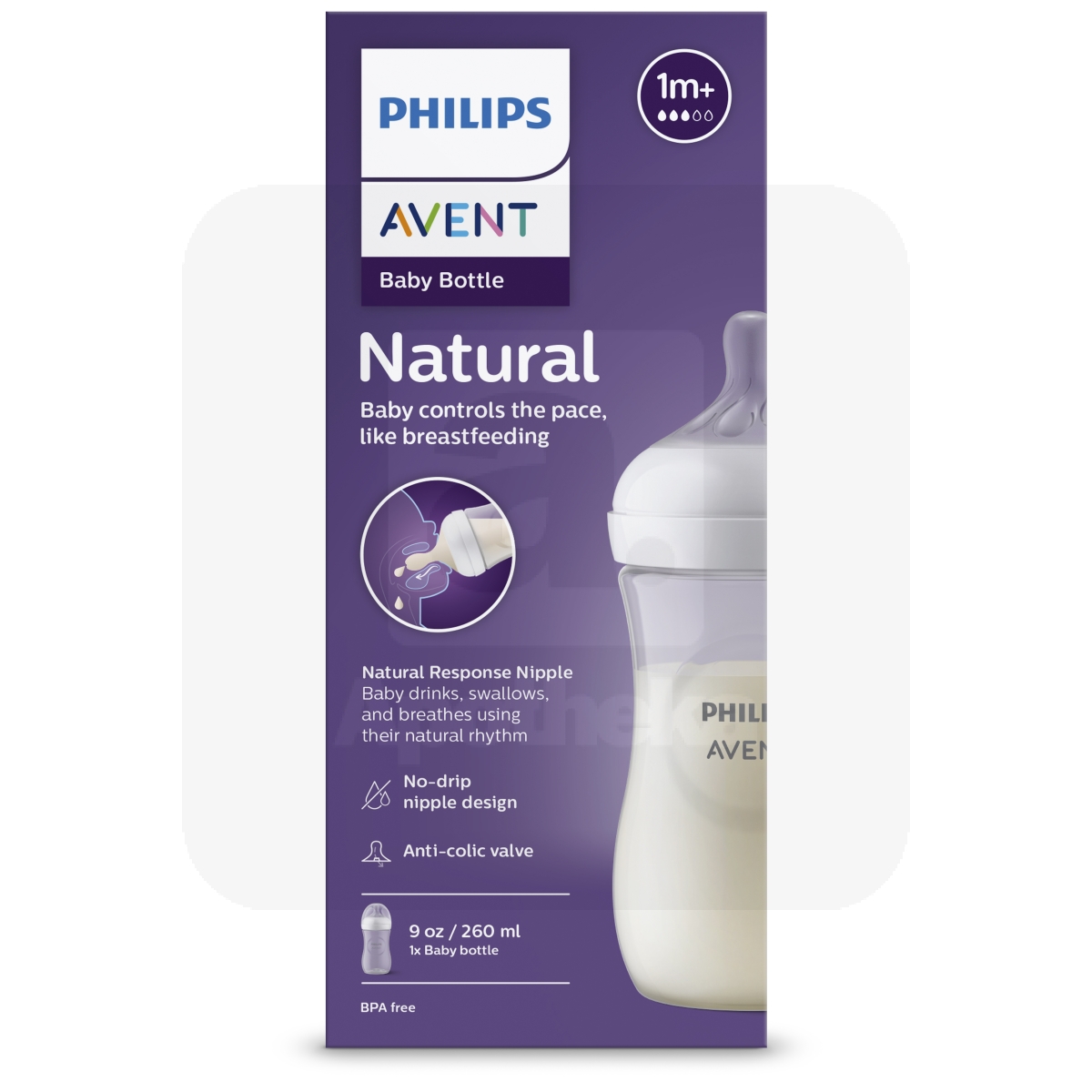 AVENT TOITMISPUDEL NATURAL 260ML UUS - Изображение товара