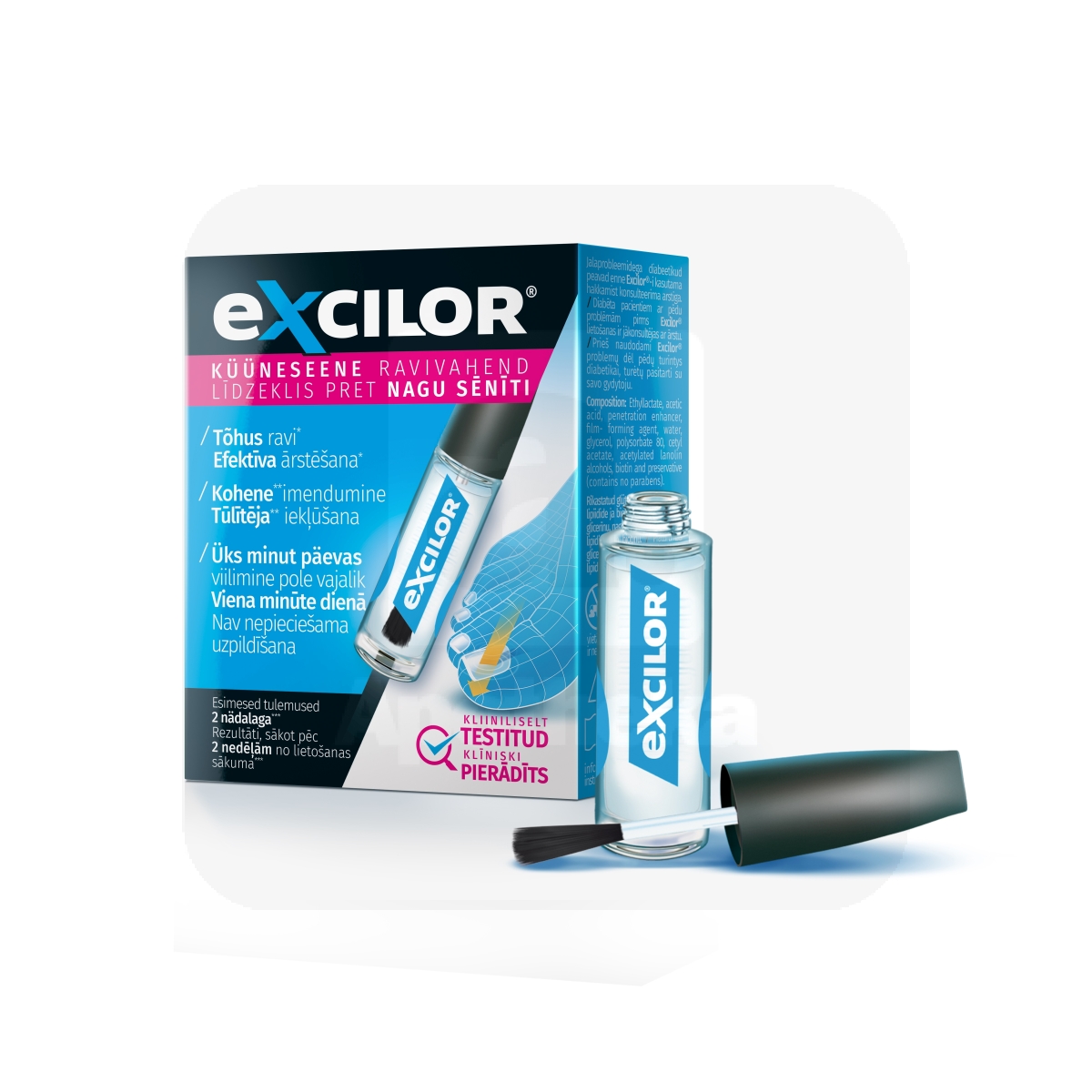 EXCILOR KÜÜNESEENE RAVIPINTSEL 3,3ML - Изображение товара