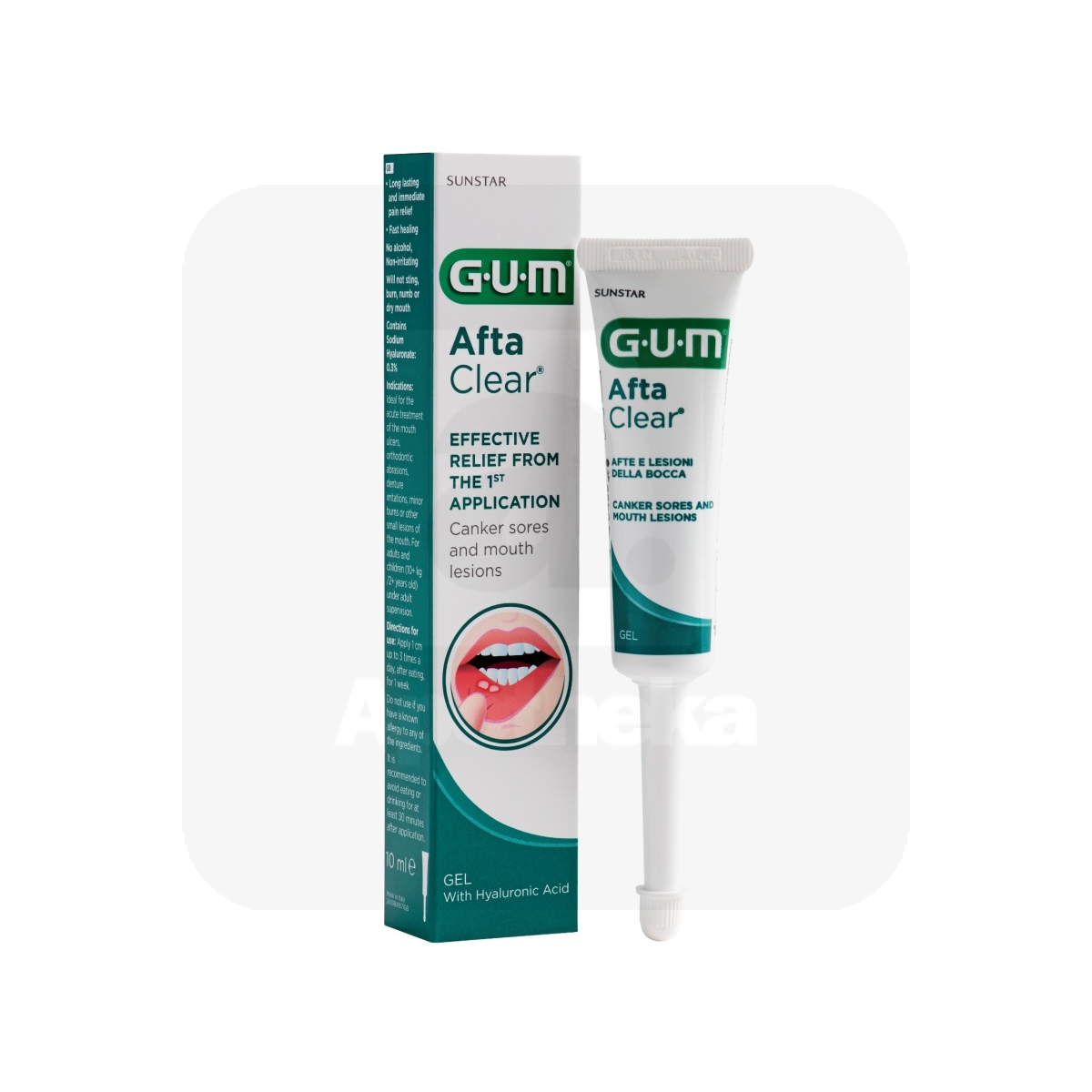 GUM AFTACLEAR SUUÕÕNE HAAVANDITE GEEL 10ML - Изображение товара