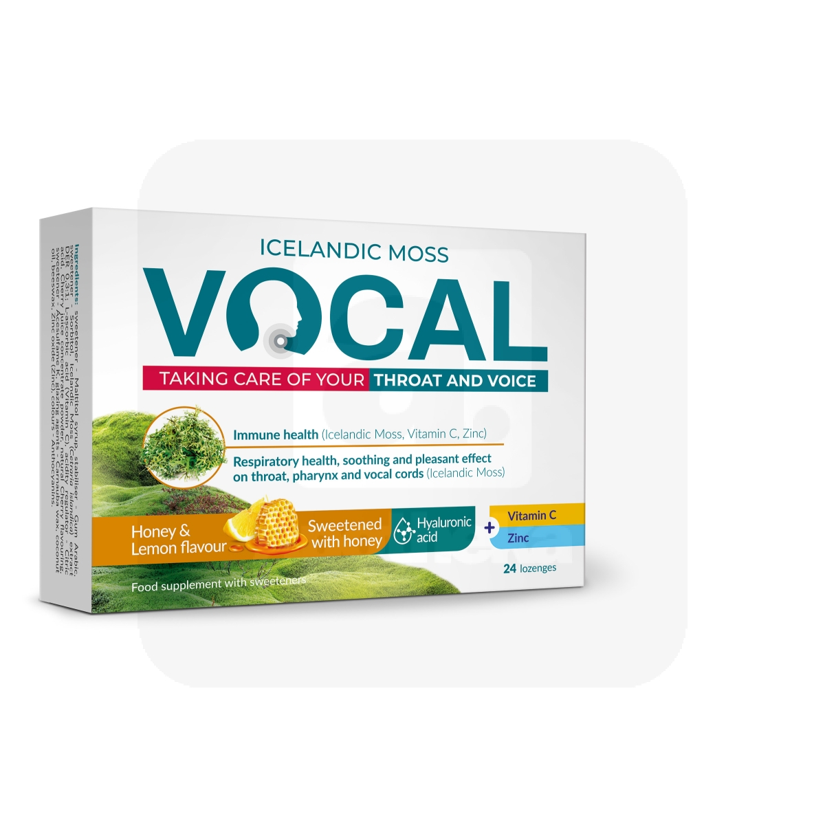 VOCAL IMEMISTABLETID MEE-JA SIDRUNIMAITSELISED HÜALUROONHAPPEGA N24 - Изображение товара