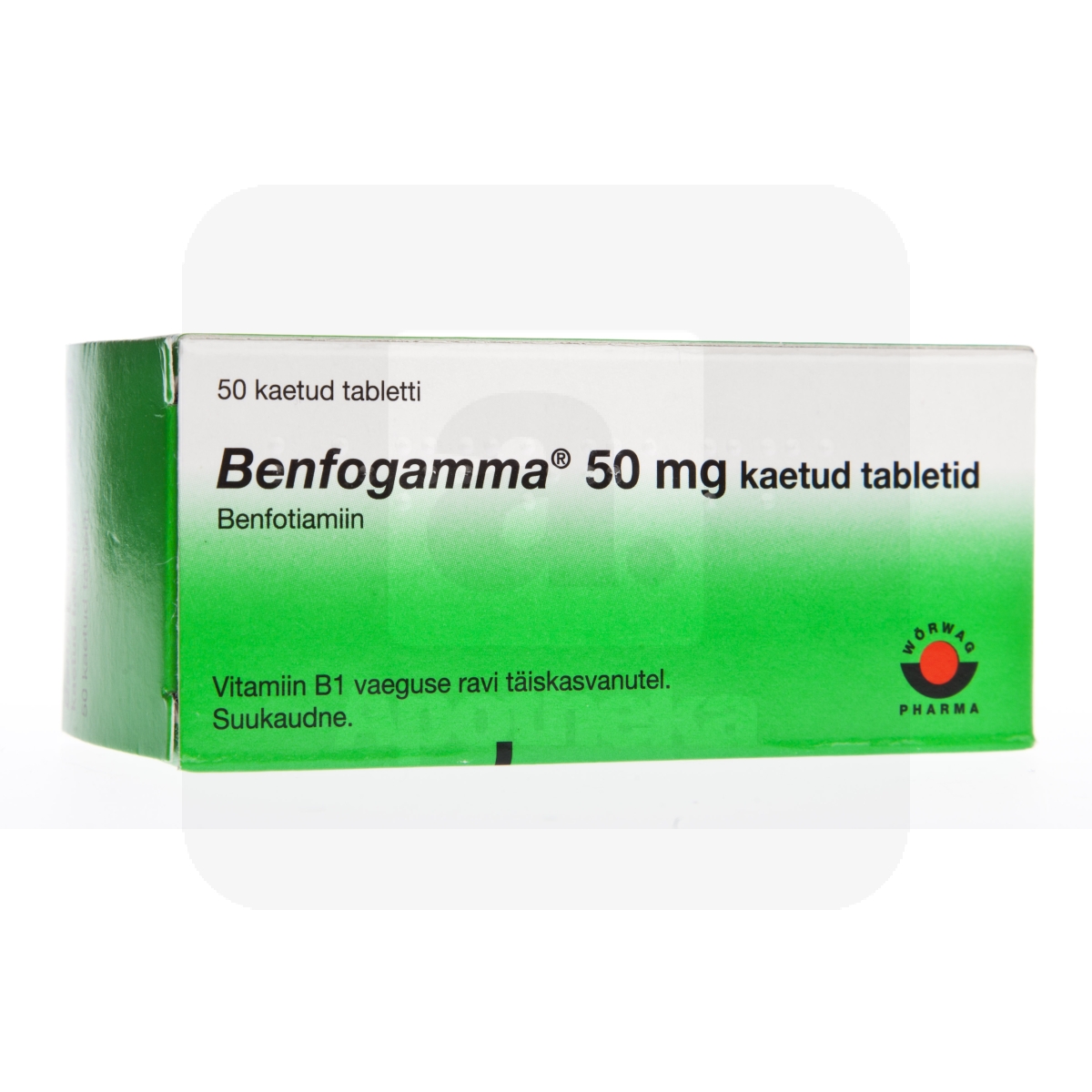 BENFOGAMMA KAETUD TBL 50MG N50 - Изображение товара