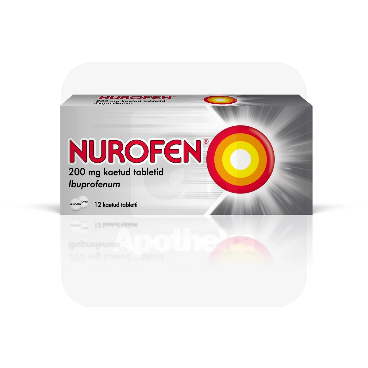 NUROFEN KAETUD TBL 200MG N12 - Изображение товара