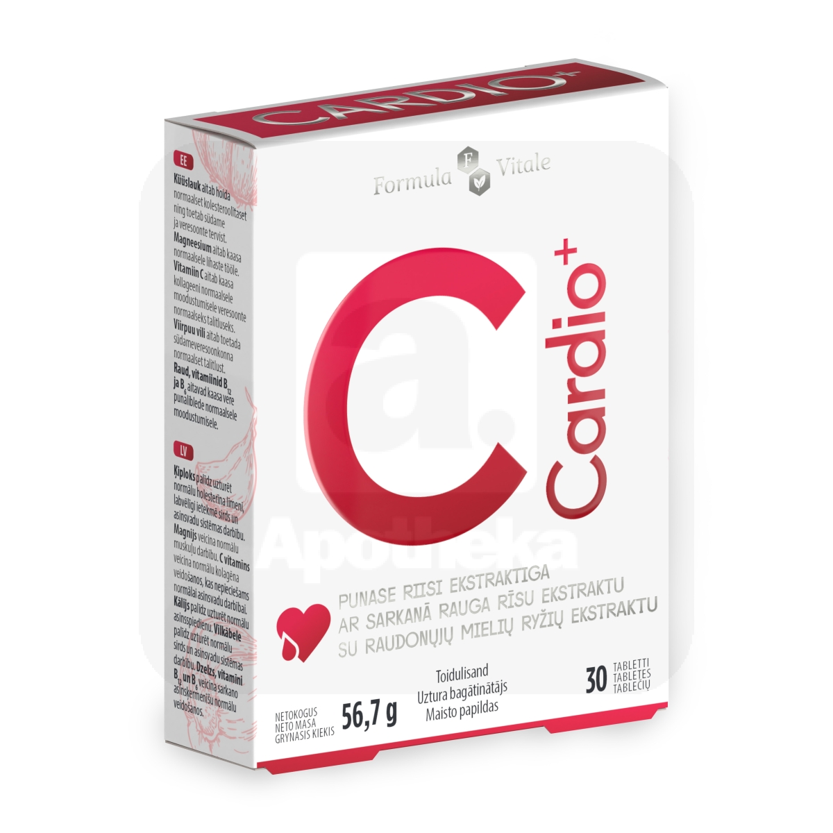 FORMULA VITALE CARDIO+ TBL N30 UUS - Изображение товара