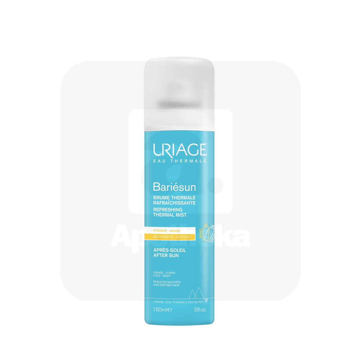 URIAGE BARIESUN PÄEVITUSJÄRGNE SPREI VÄRSKENDAV 150ML - Изображение товара