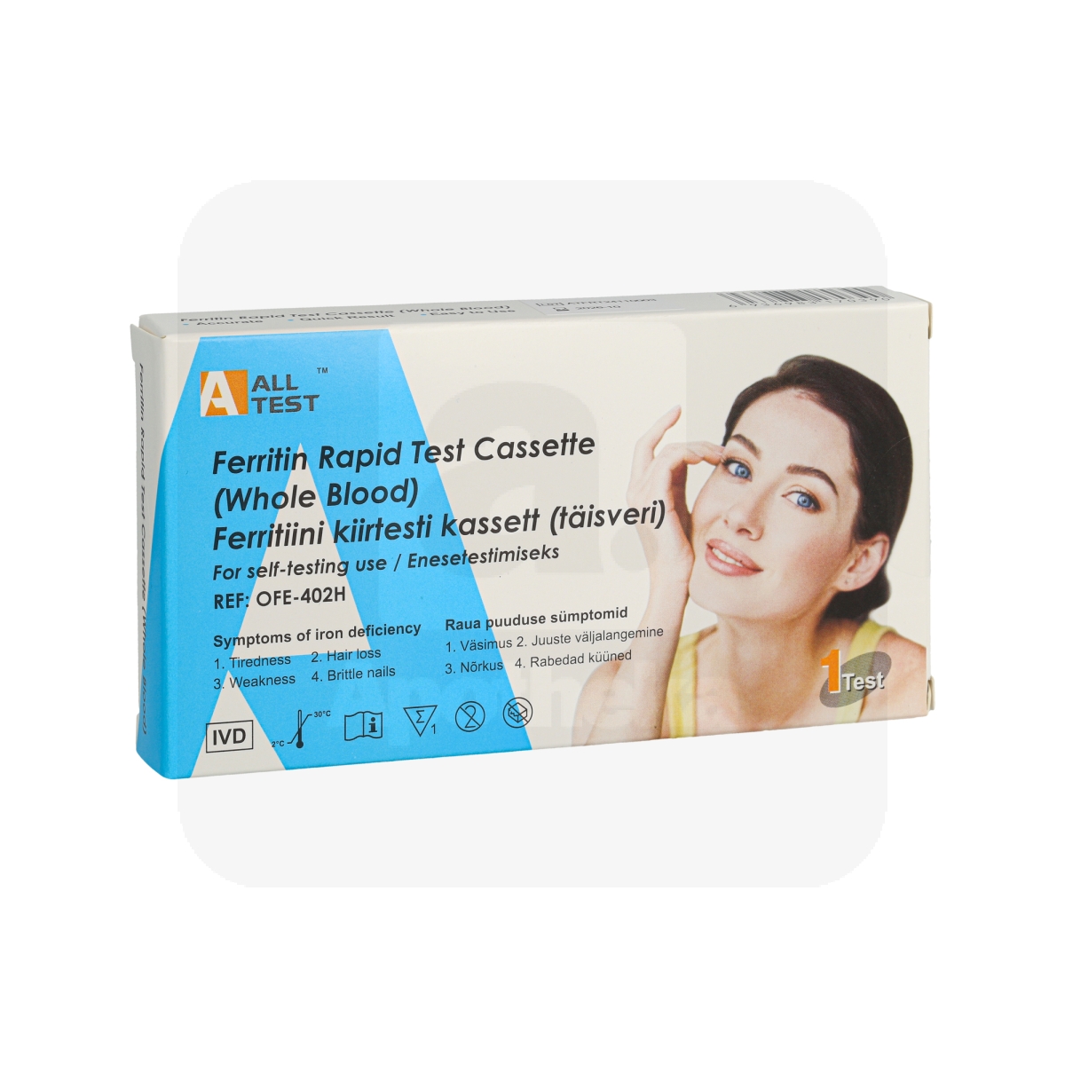 ALLTEST KIIRTEST RAUAVAEGUSE TUVASTAMISEKS N1 - Изображение товара